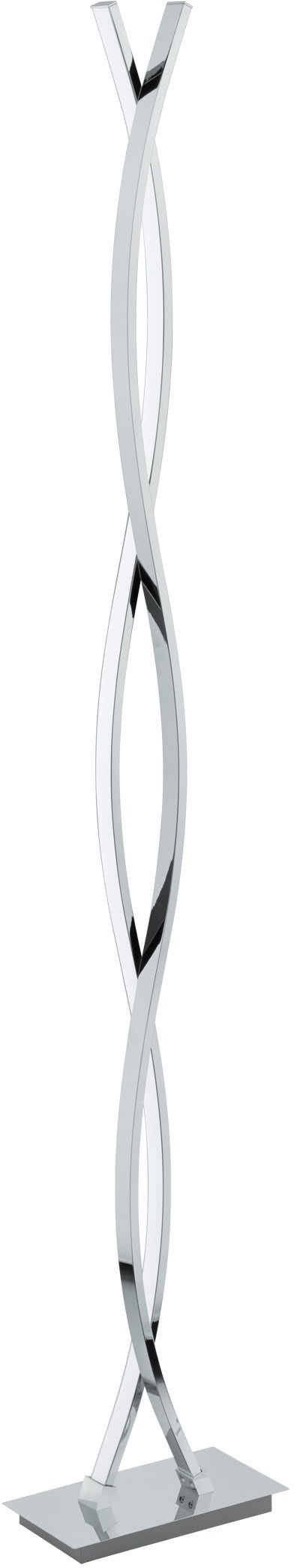 EGLO LED Stehlampe "LASANA 2", 2, H: 142cm, weiß, Wohnzimmer, Leuchten, Stehleuchte