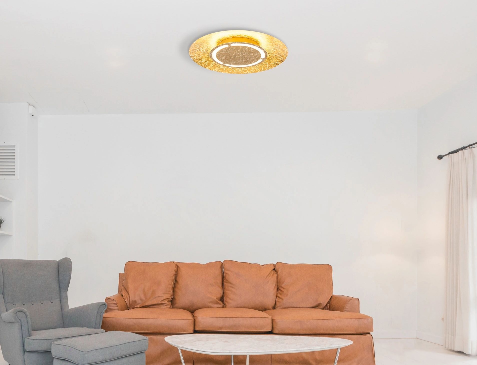 GLOBO LIGHTING LED Deckenleuchte »TABEA«, Leuchtmittel LED-Modul | LED fest integriert, Deckenlampe, Wohnbereich, Schlafzimmer