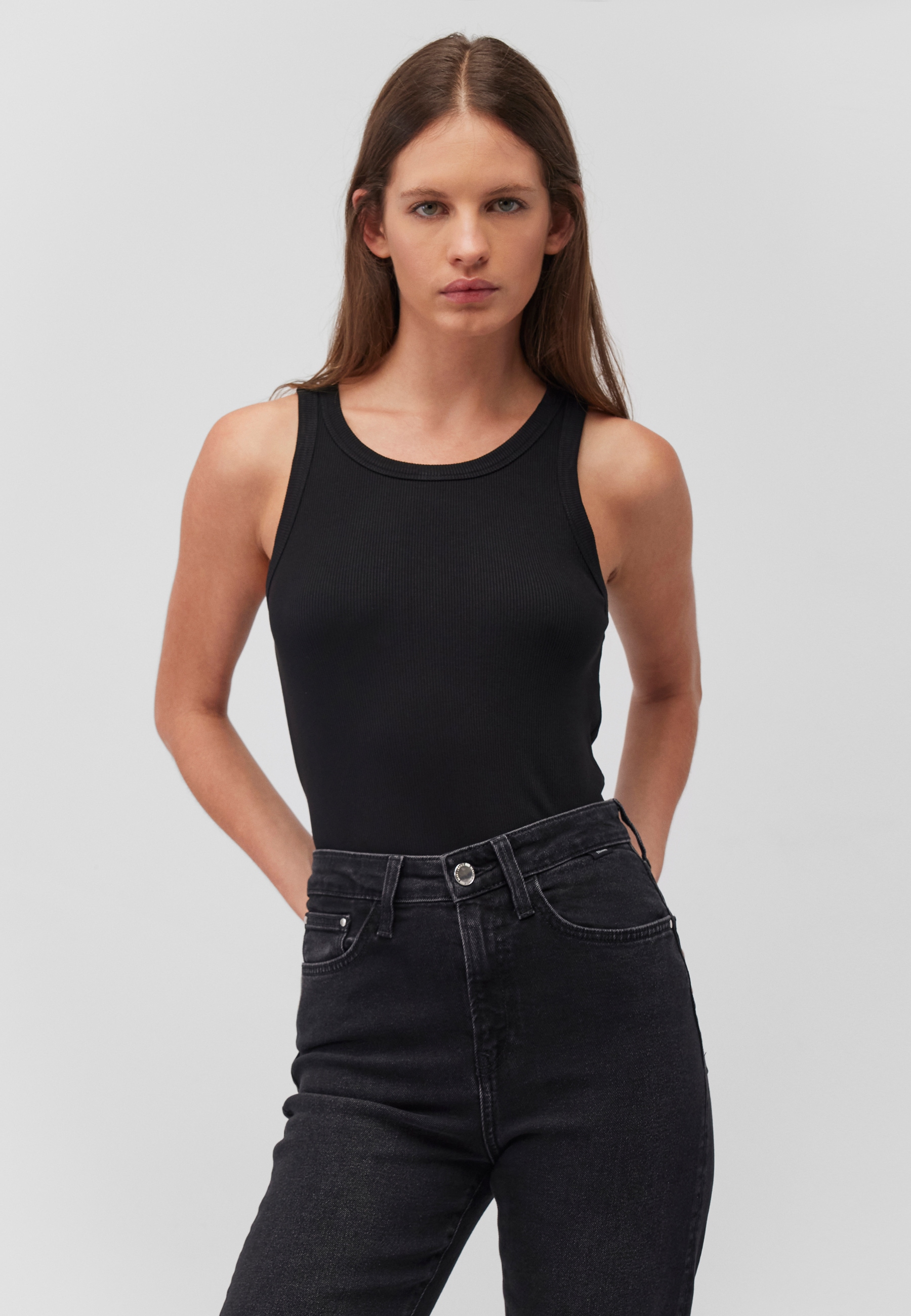 Mavi Muscleshirt »NONSLEEVE JERSEY«, Top ärmellos
