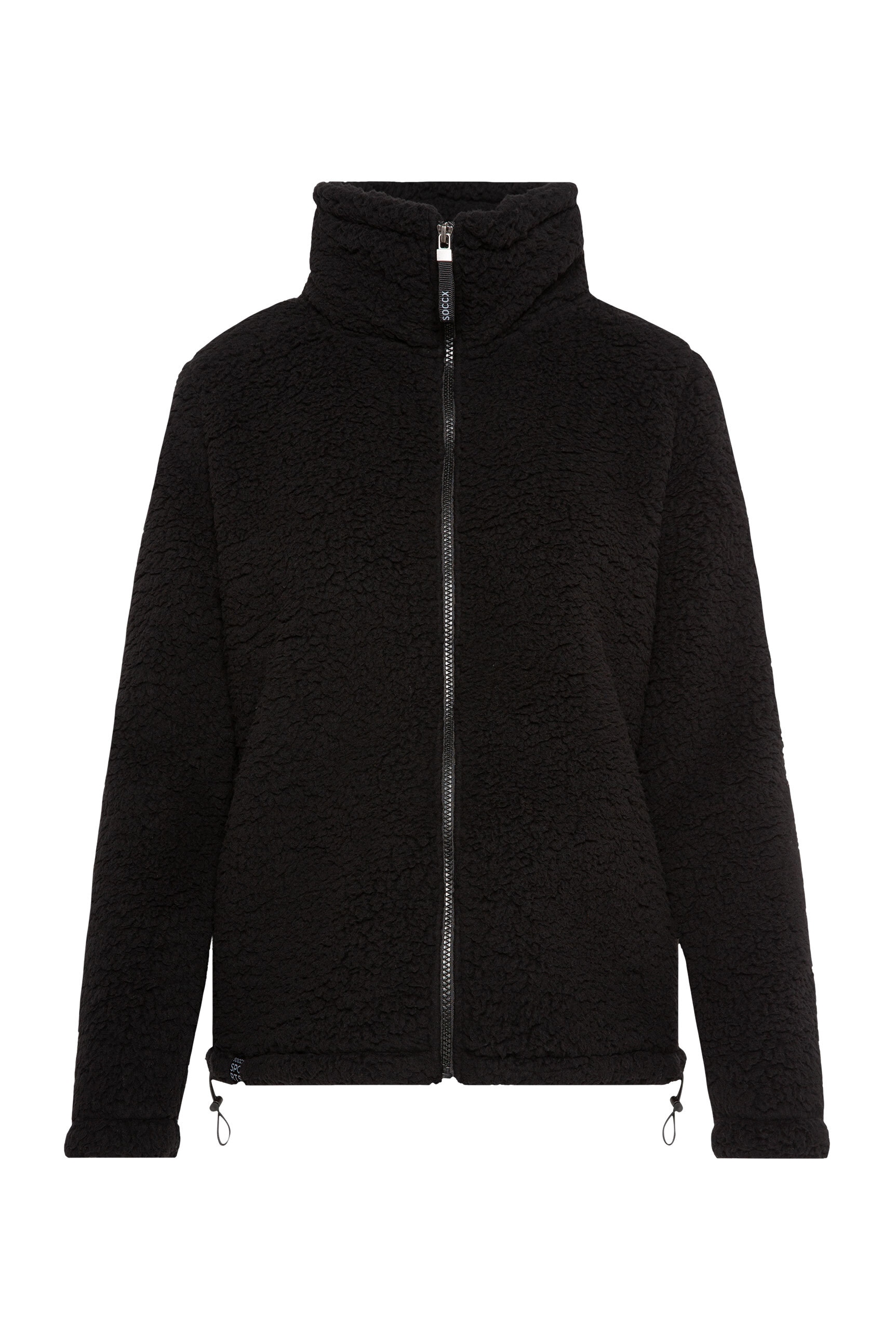 SOCCX Sweatjacke, mit verstellbarem Gummizug im Saum