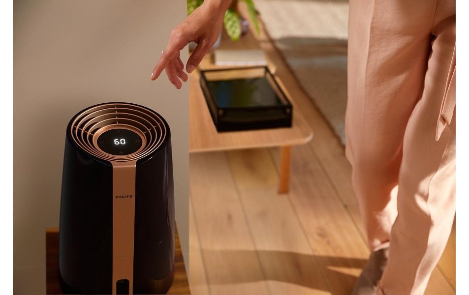 Philips Luftbefeuchter »HU3918/10 45 m²« 3 l Wassertank