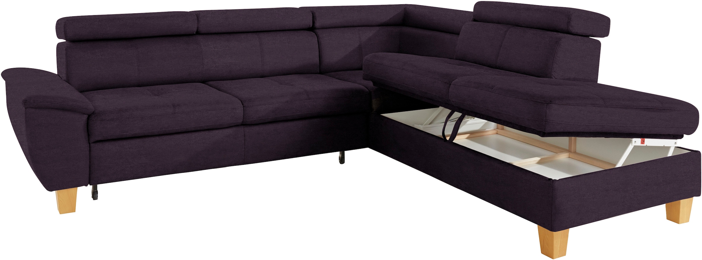 exxpo - sofa fashion Ecksofa, inklusive Kopfteilverstellung, wahlweise  Bettfunktion und Bettkasten bestellen | BAUR