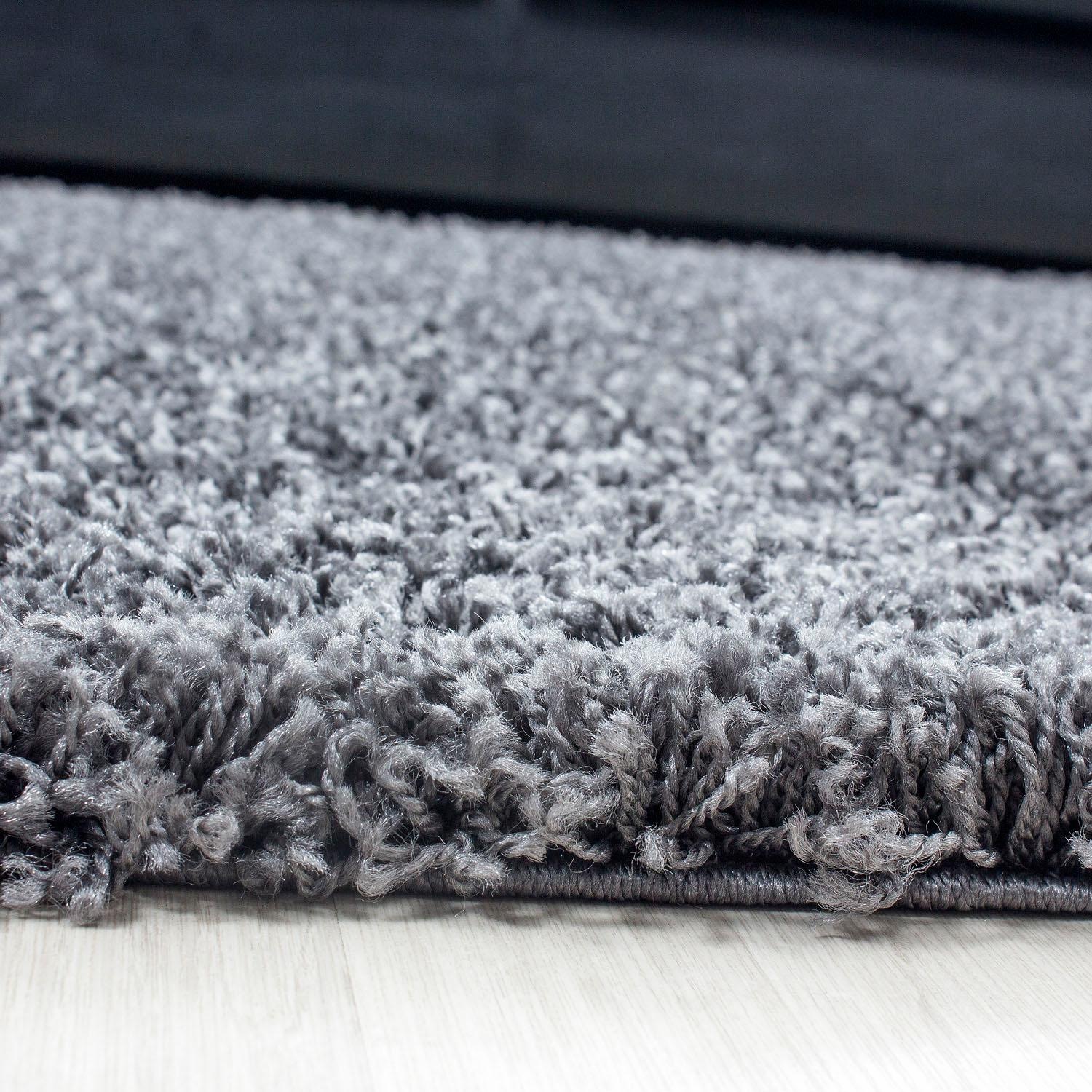 Ayyildiz Teppiche Hochflor-Teppich »Life Shaggy 1500«, rund, Wohnzimmer, Langflor, Schlafzimmer, große Farbauswahl