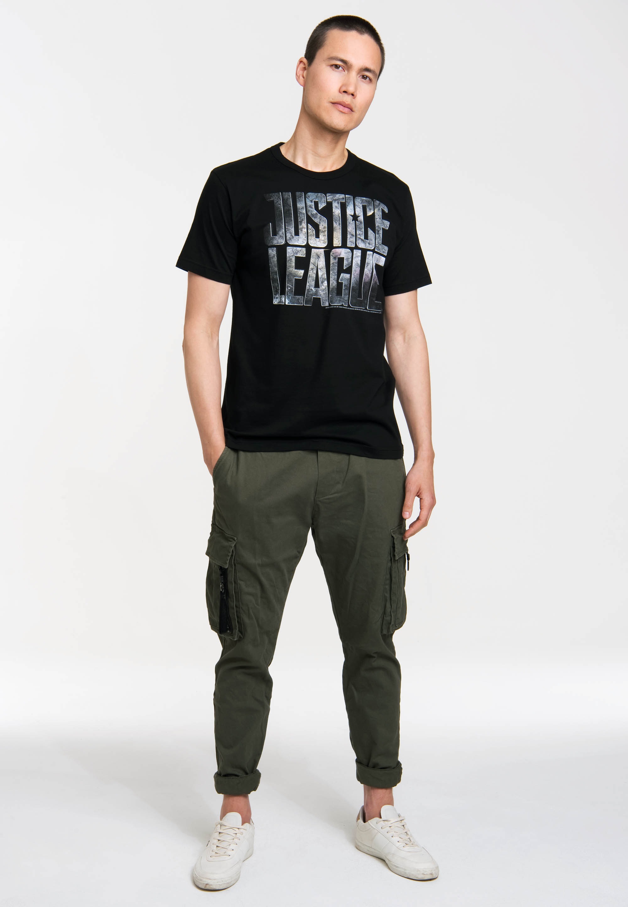 LOGOSHIRT T-Shirt »Justice League«, im angesagten Design