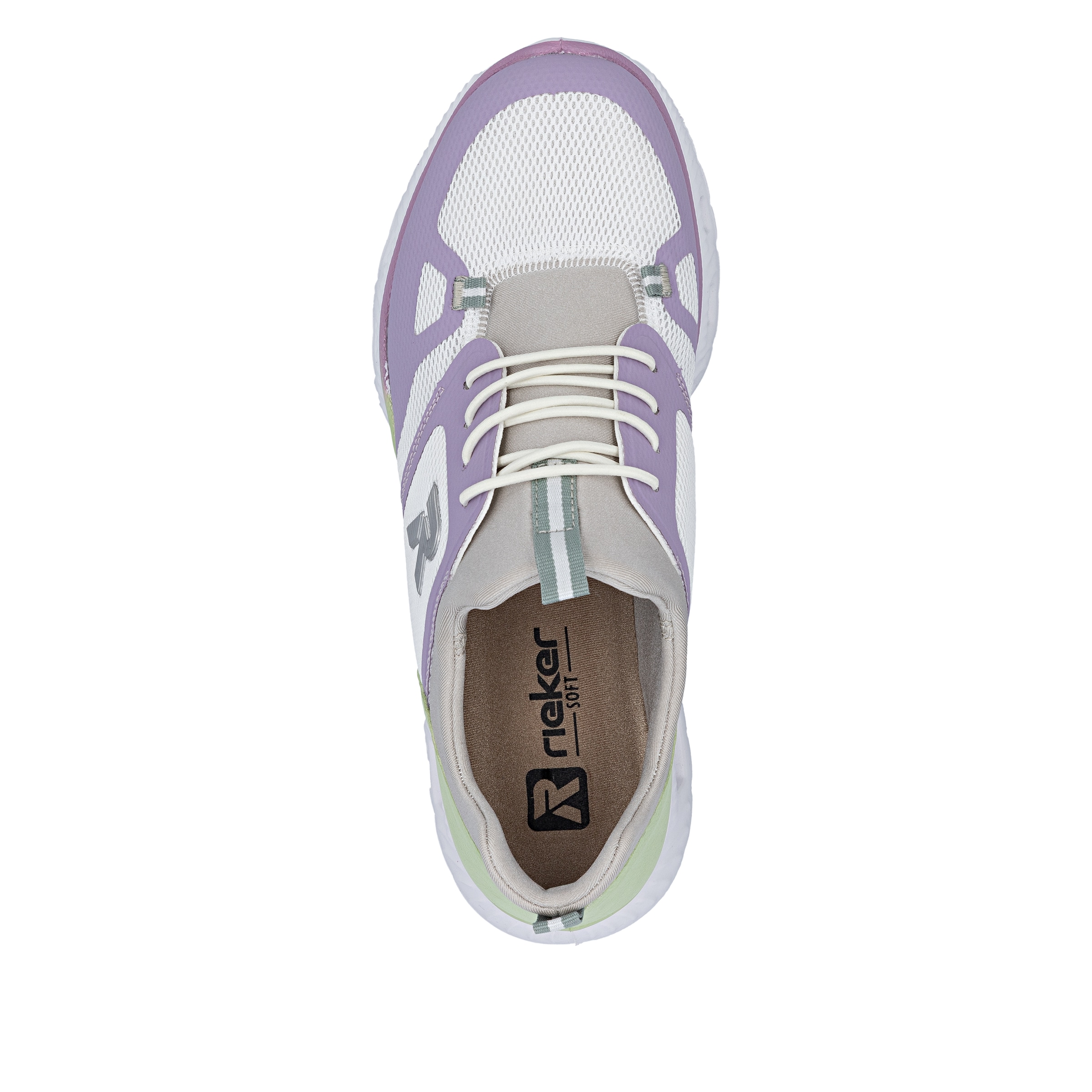 Rieker Slip-On Sneaker  Slipper, Freizeitsneaker, Halbschuh mit MemoSoft- Innensohle