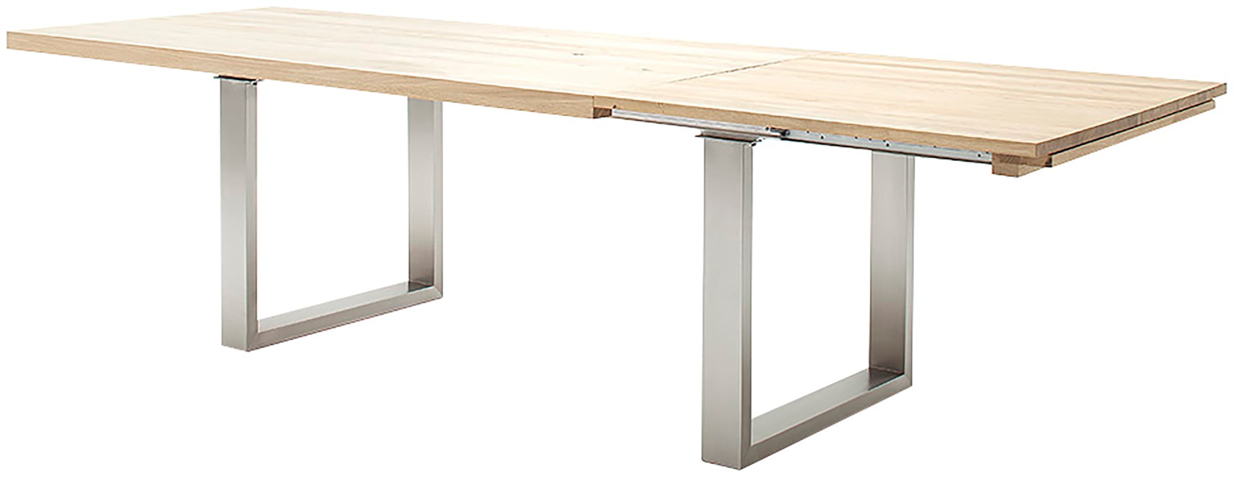 MCA furniture Kulissen-Esstisch »Dayton Esstisch Kufentisch«, Synchronauszug,ausziehbar,eiche,massiv,extra lang,XXL,belastbar 50 kg