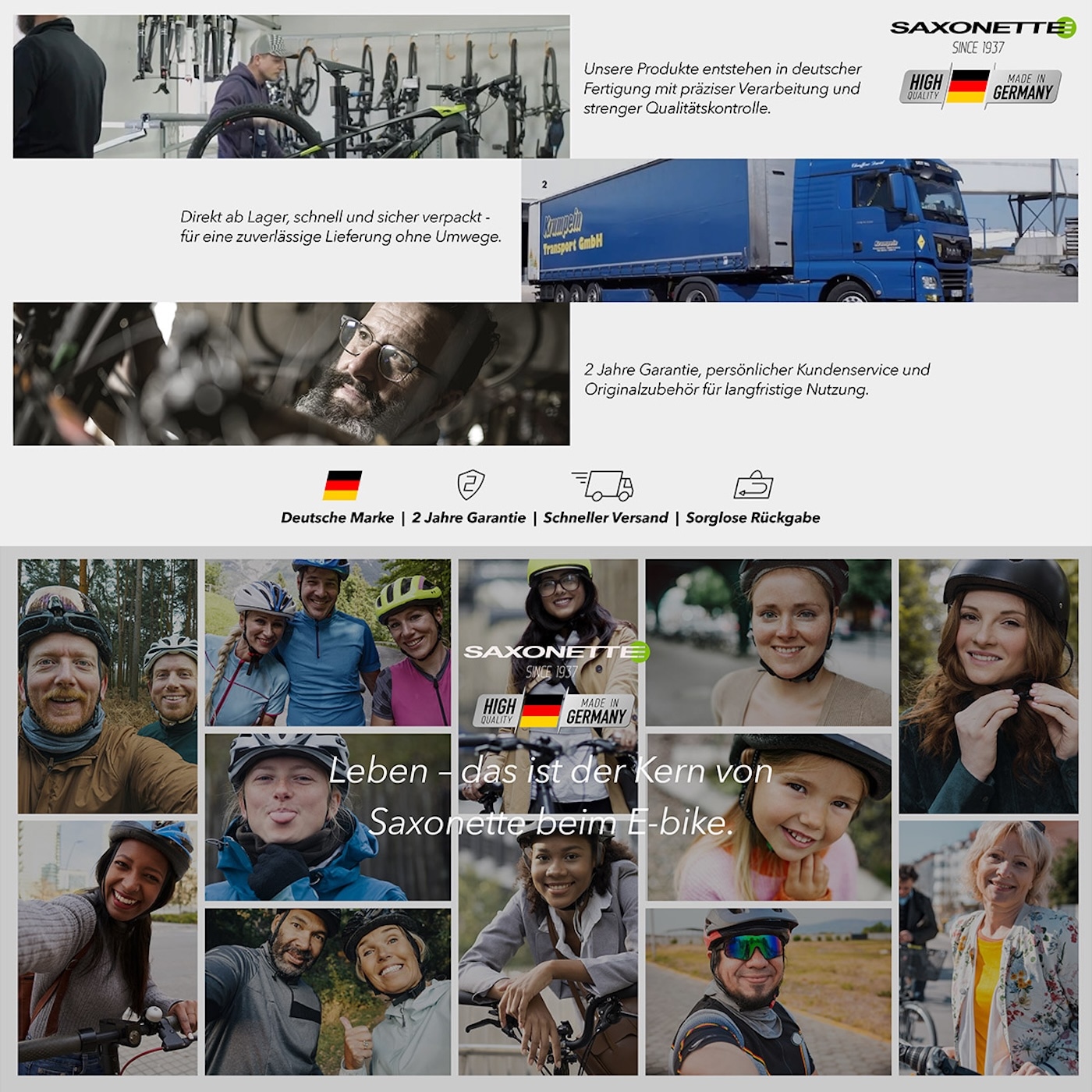 SAXONETTE »SAXONETTE E-BIKE Cityrad URBANA« 7 Gang Shimano Tourney 6/7-fach Schaltwerk Kettenschaltung Heckmotor 250 W Packung,  (mit integr. Akku), Elektrofahrrad für Alltag und Einkauf