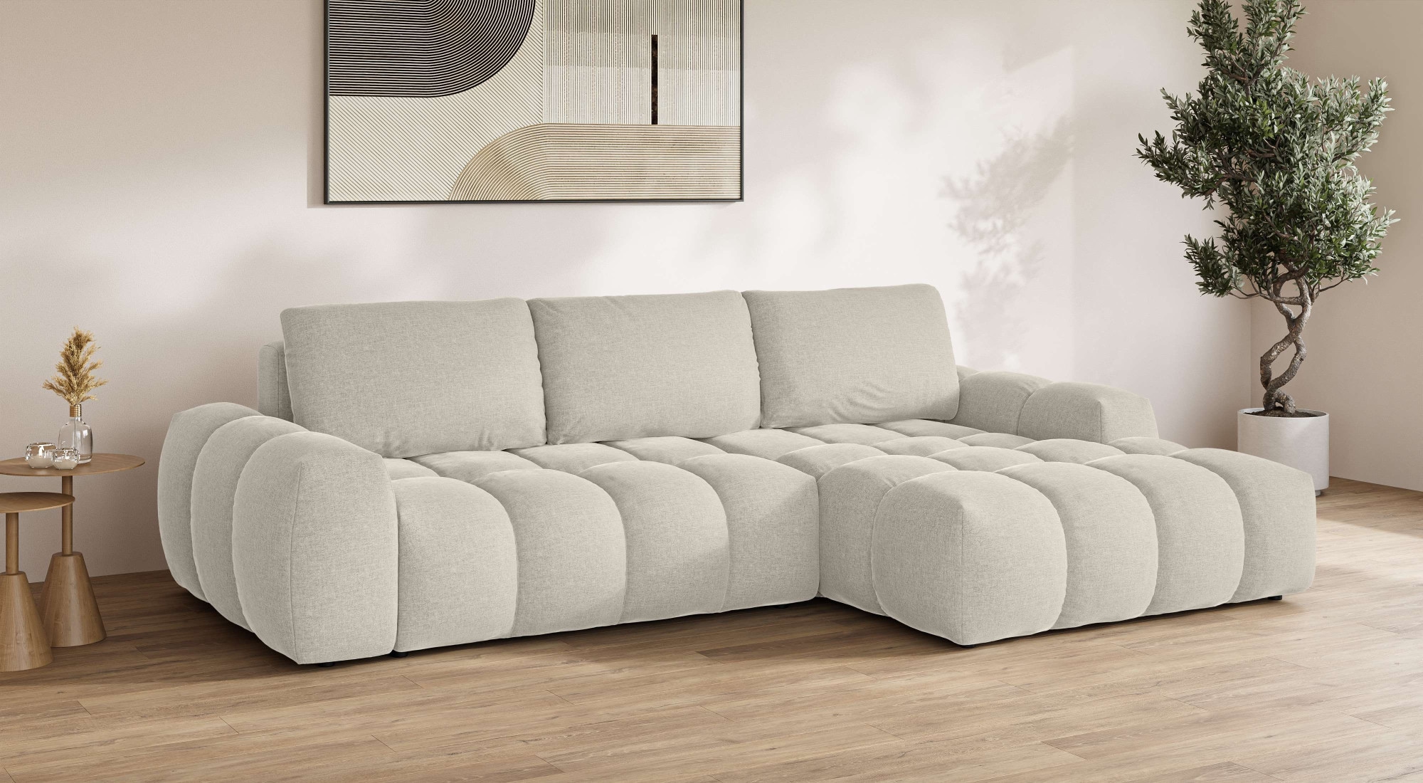 INOSIGN Ecksofa "AZITA klein optionale Schlafsofa mit Bettkasten, B/T/H: 27 günstig online kaufen