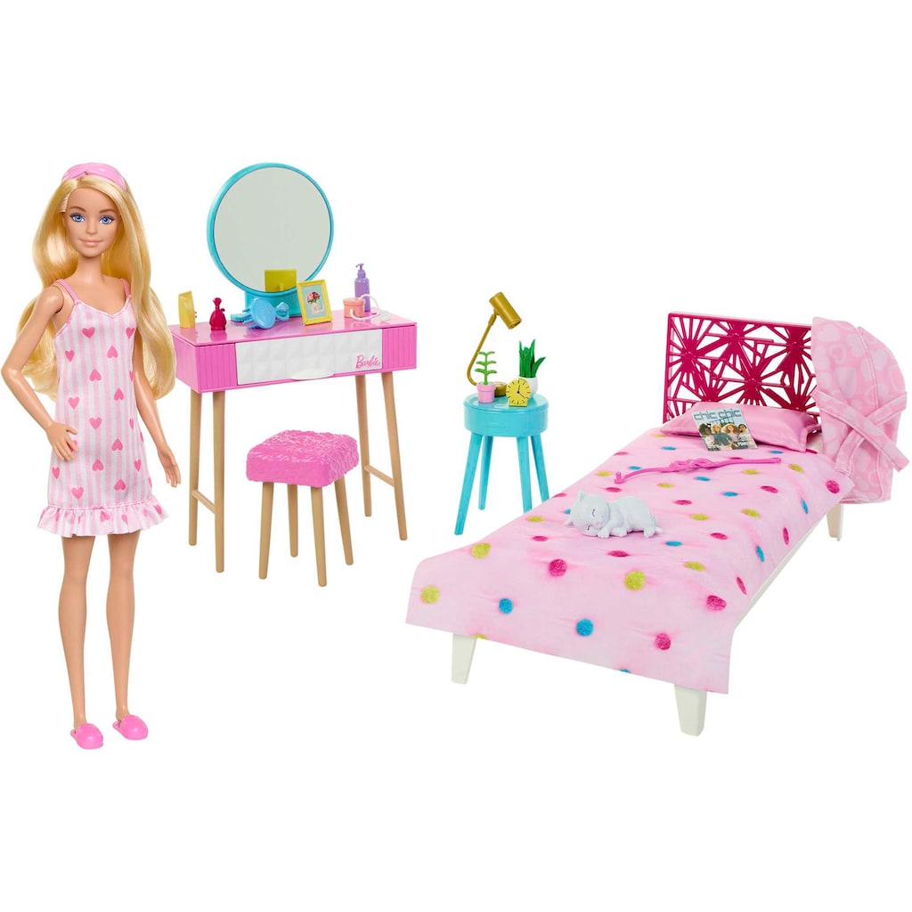 Barbie Anziehpuppe »und Schlafzimmer Spielset«