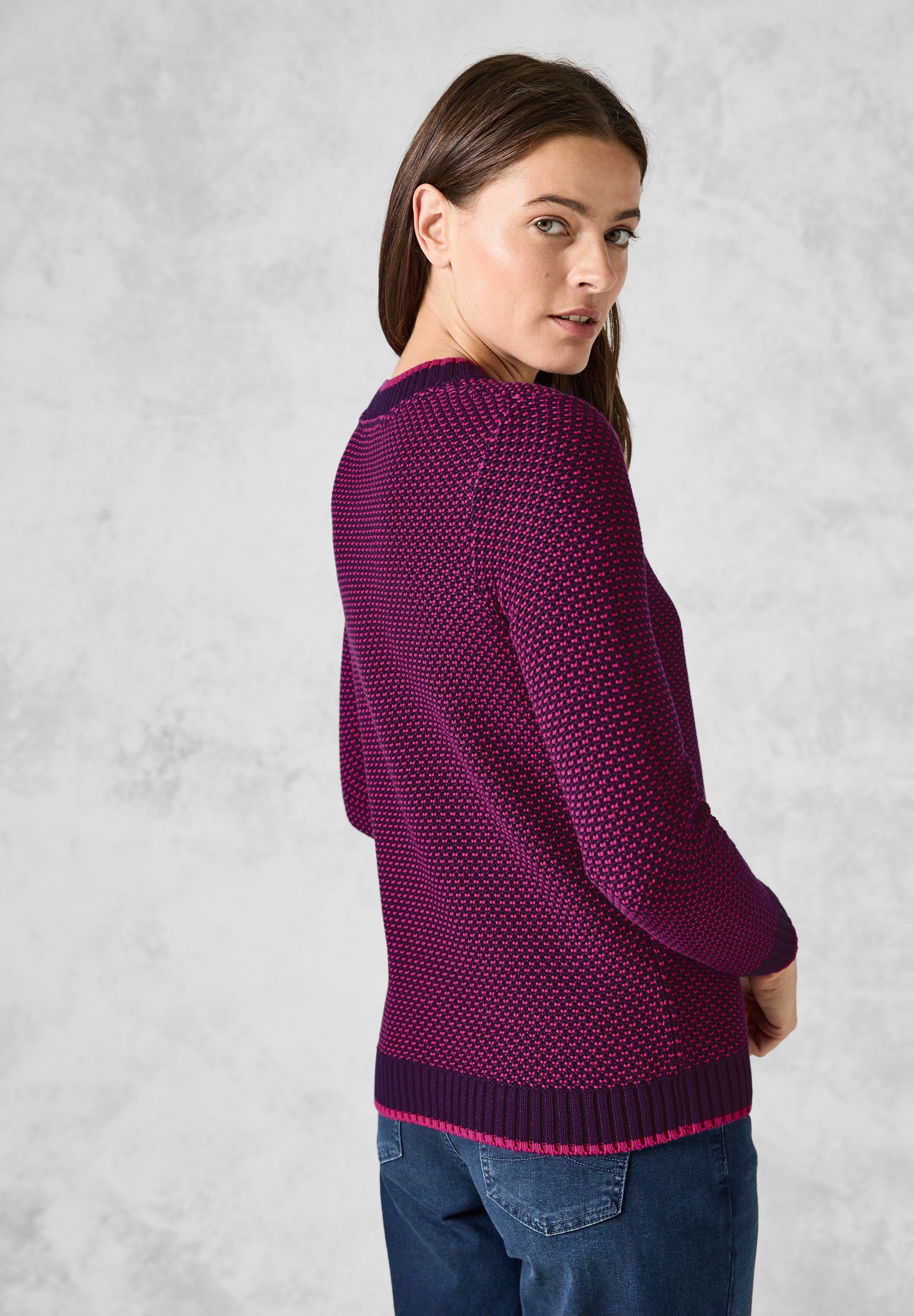 Cecil Strickpullover, aus softem Materialmix