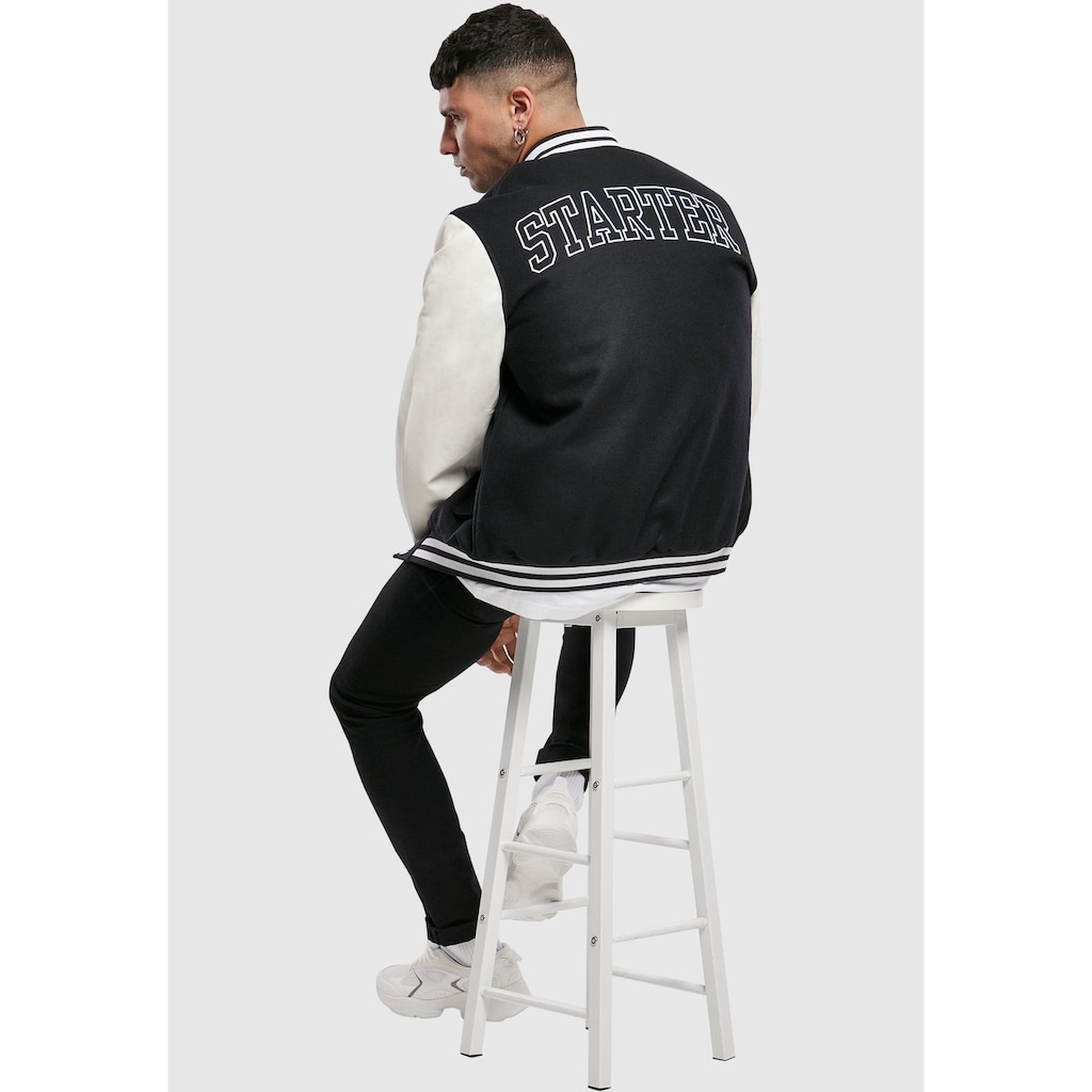 Starter Black Label Collegejacke »Herren Starter College Jacket«, (1 St.), ohne Kapuze