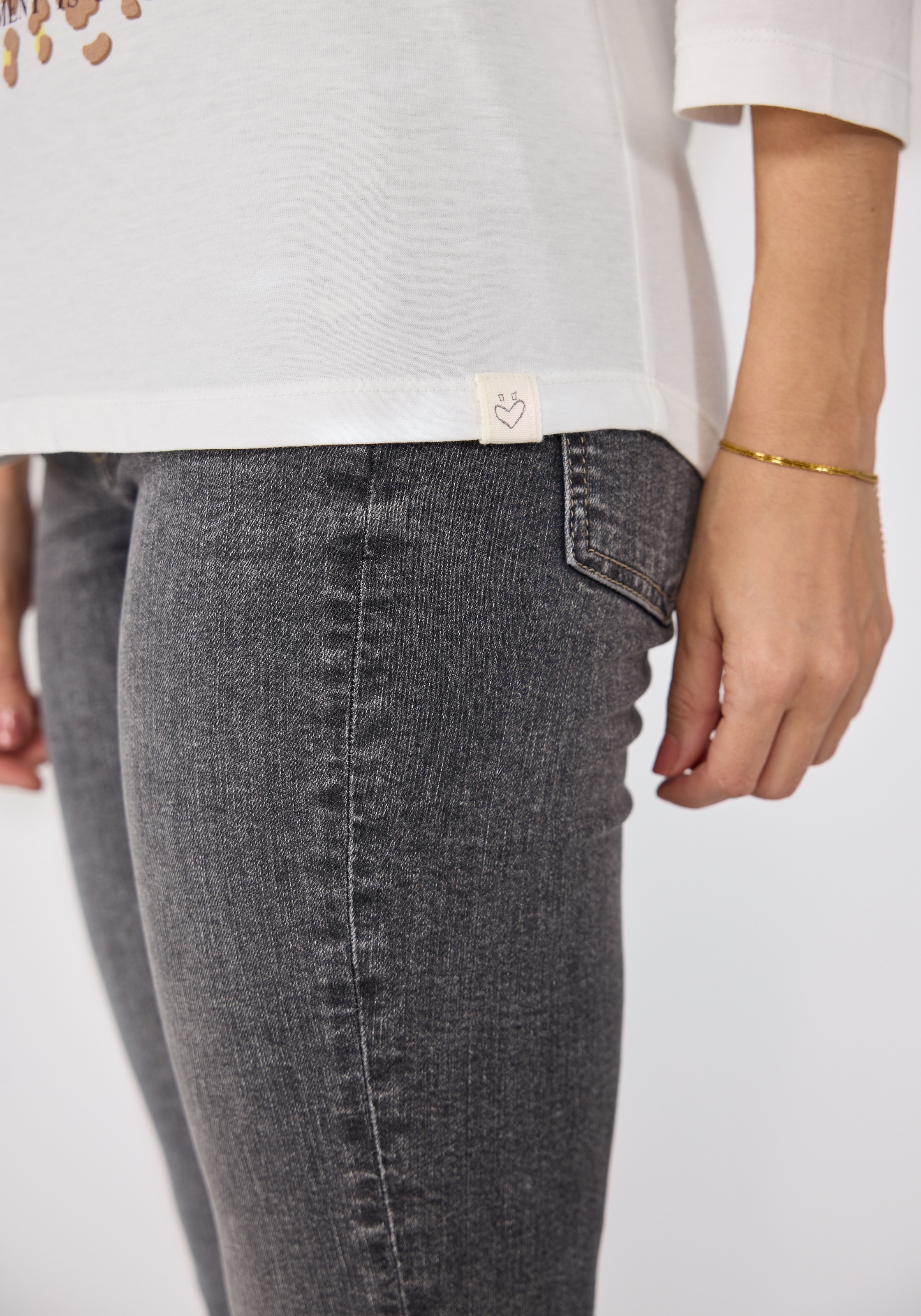 Lieblingsstück Langarmshirt "WillaL" mit Frontprint günstig online kaufen