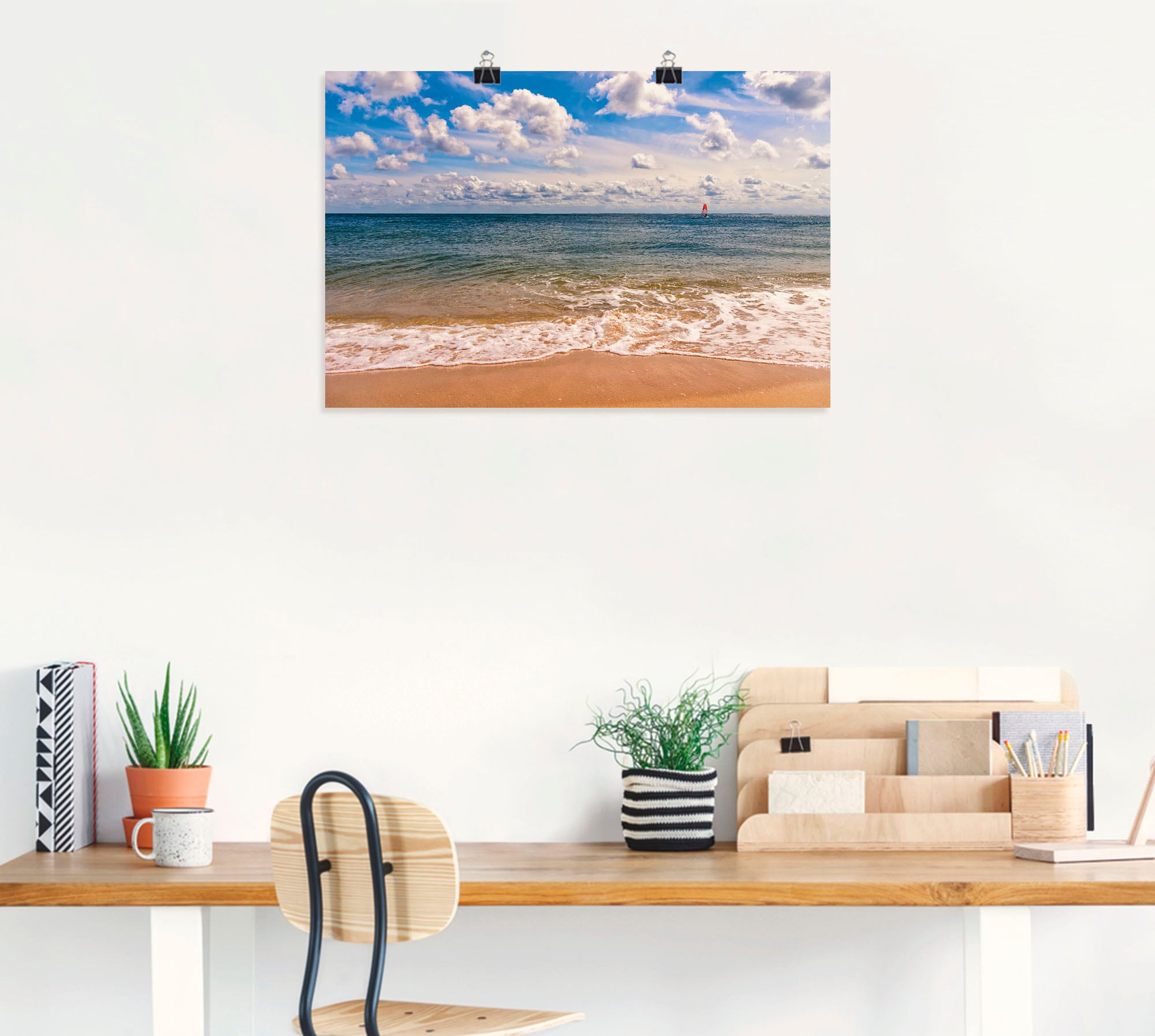 Artland Wandbild »Strandimpression Hörnum Sylt«, Strand, (1 St.), als Poster, Wandaufkleber in verschied. Größen