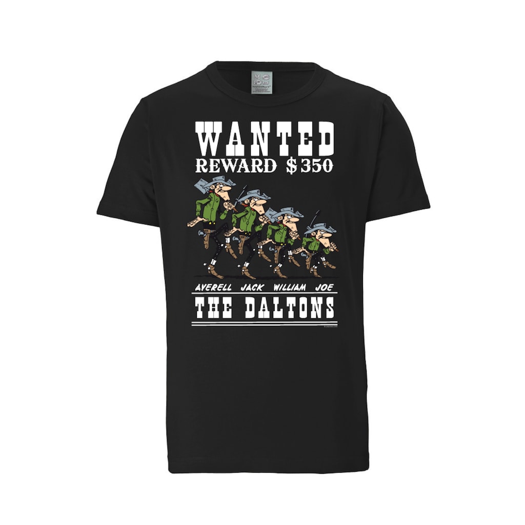 LOGOSHIRT T-Shirt »Lucky Luke - The Daltons - Wanted«