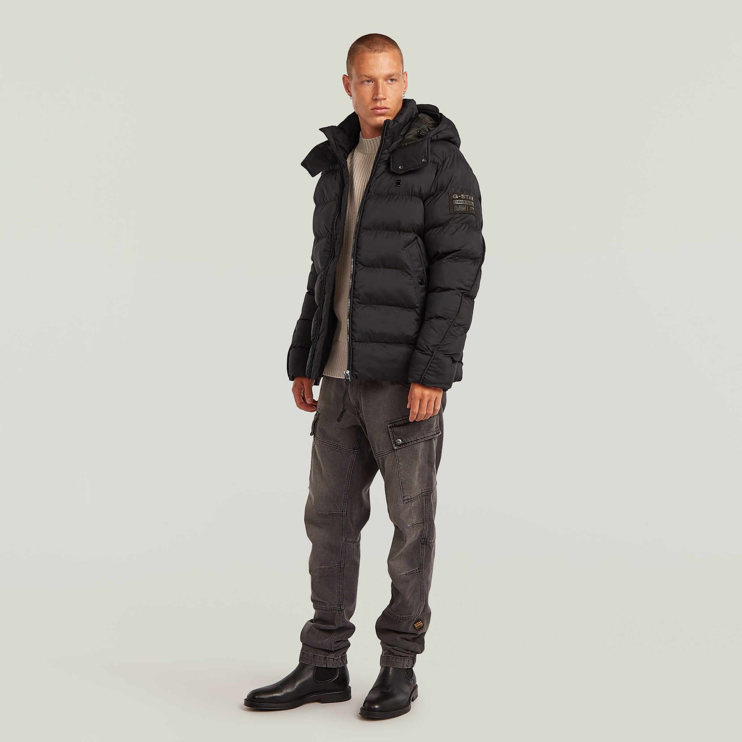 G-STAR Steppjacke »G-Whistler Padded Hooded Jacket« mit Kapuze