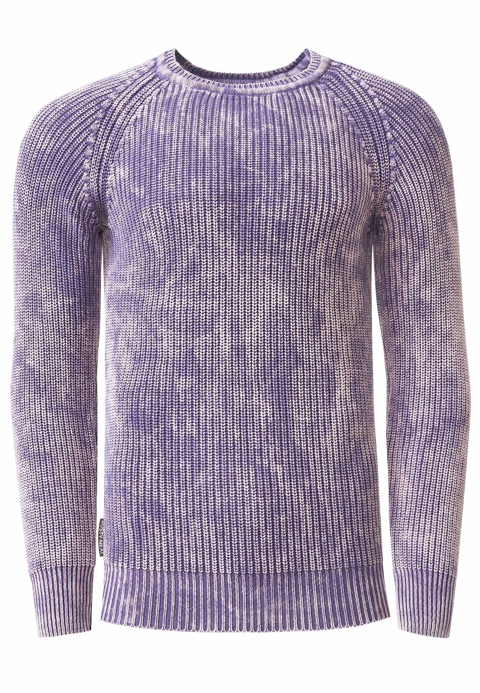 Rusty Neal Strickpullover, im dezenten Batik-Design