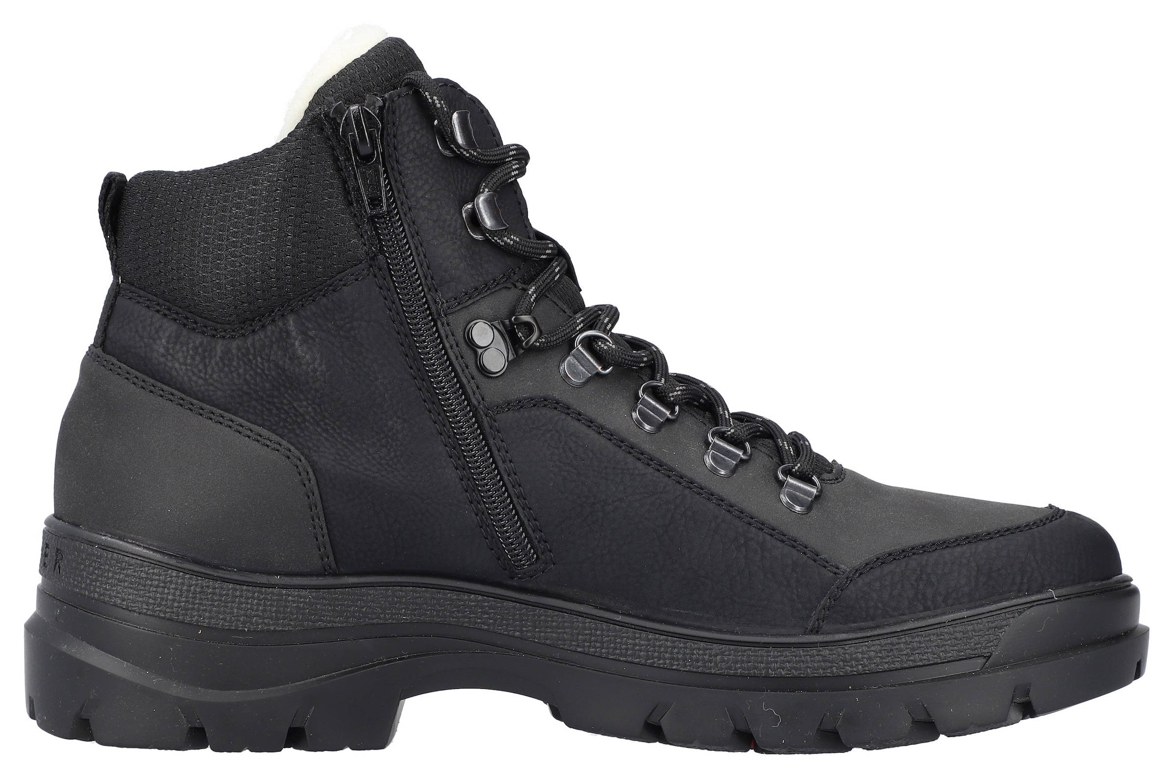 Rieker Winterboots »Flip Grip«, Outdoorboots mit umklappbaren Spikes an der Laufsohle, TEX-Membran