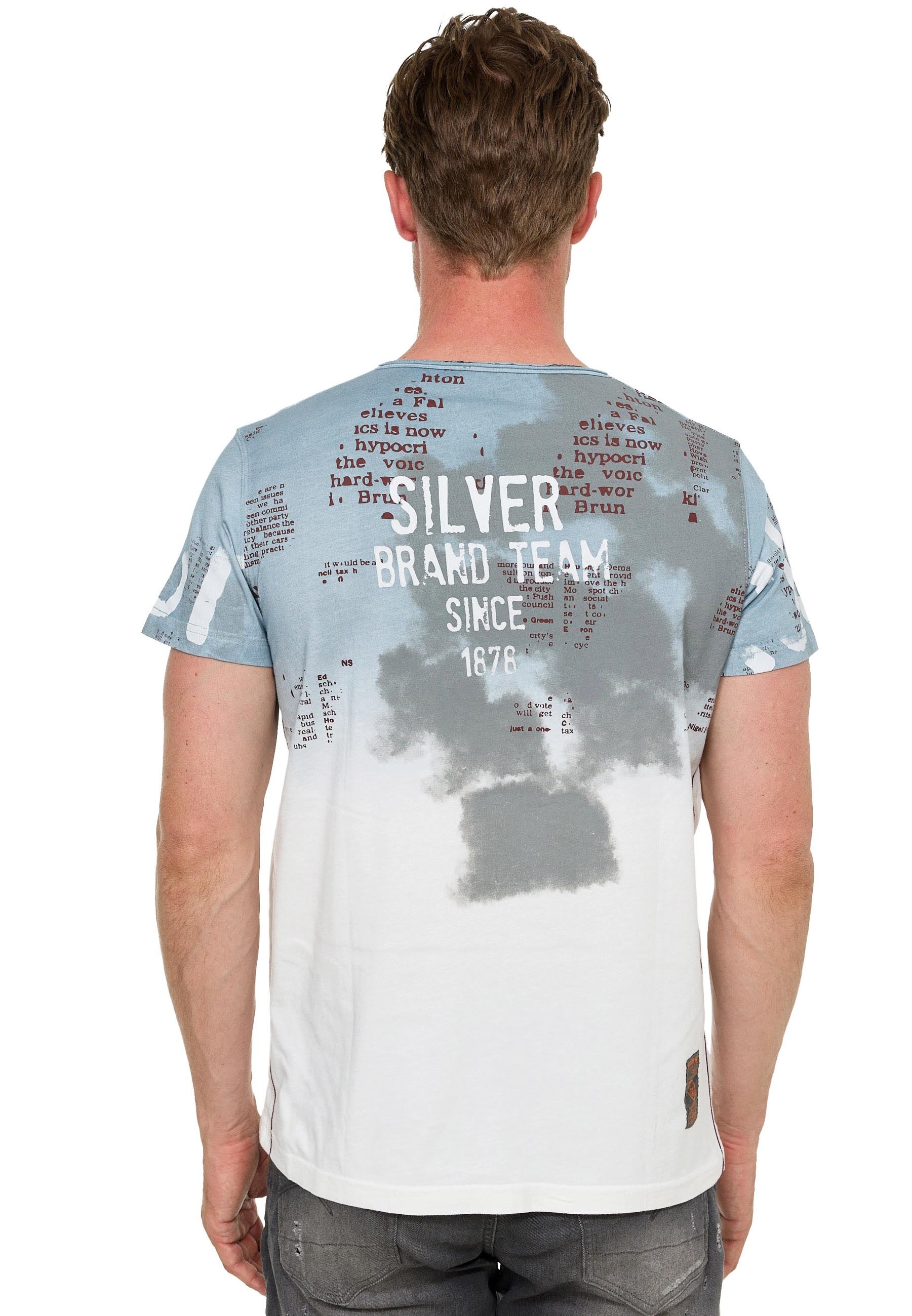 Rusty Neal T-Shirt, mit farblichem Übergang