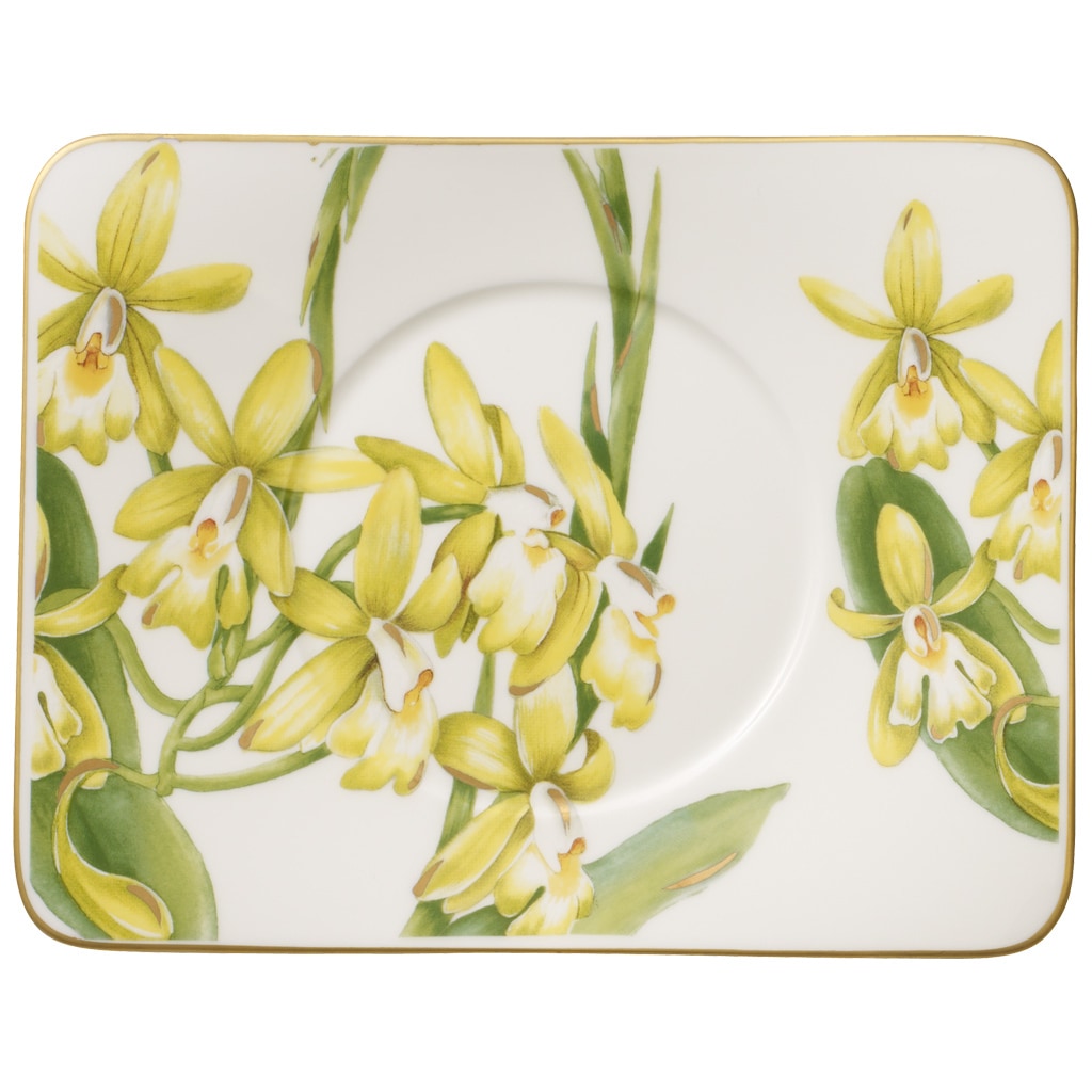 VILLEROY & BOCH Untertasse "Teeuntertasse Amazonia 17 x 14 cm bunt", L:17cm, bunt, Speiseteller