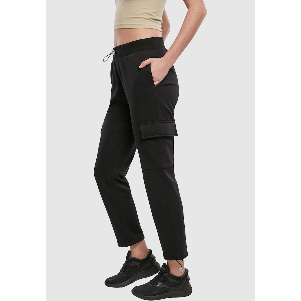 URBAN CLASSICS Cargohose »Damen Ladies Cargo Terry Pants«, (1 tlg.)