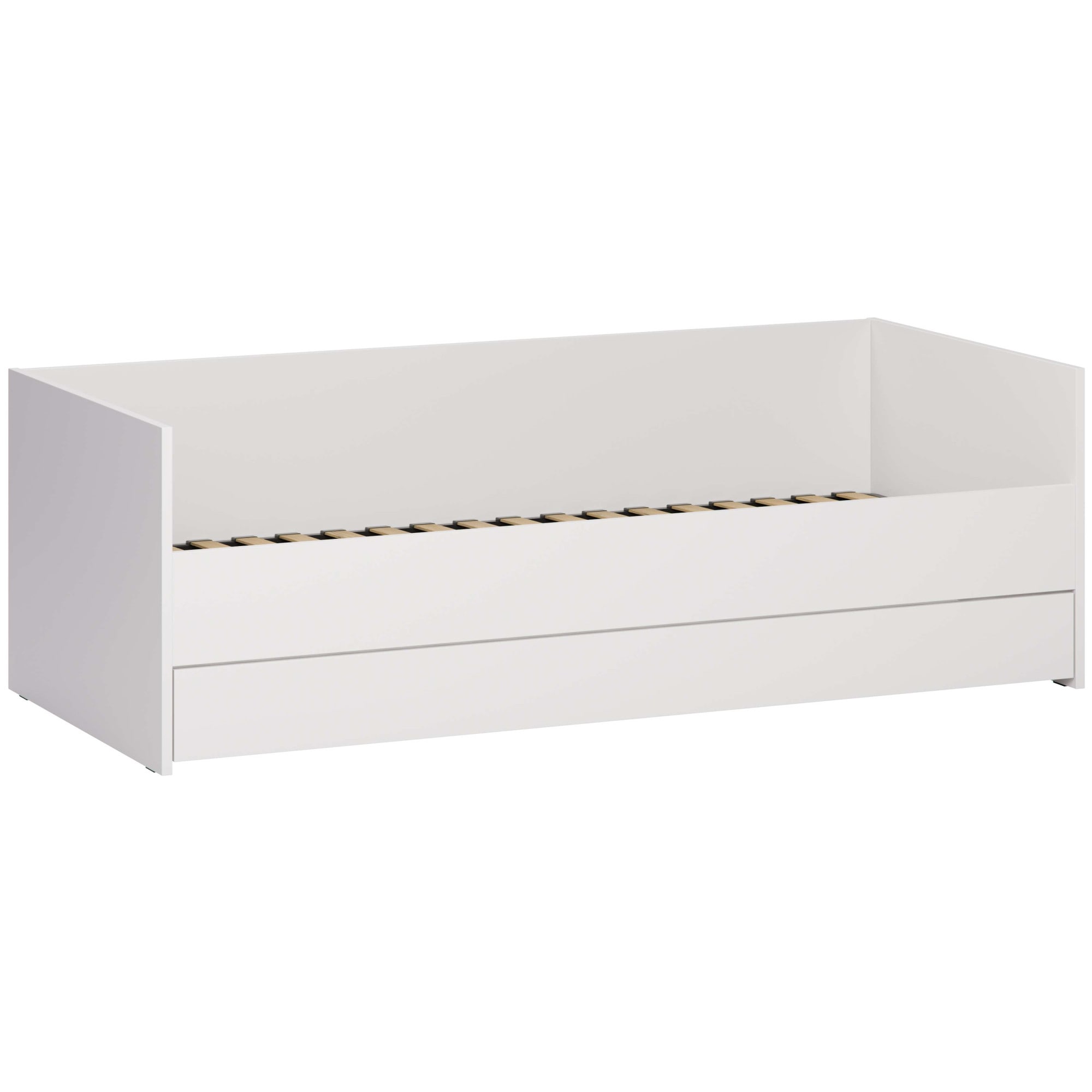 VOX Bett »SIMPLE Bettgestell mit Bettkasten und Zusatzbett, B/T/H: 95/205/68 cm«, ohne Matratze, in 3 Farben erhältlich