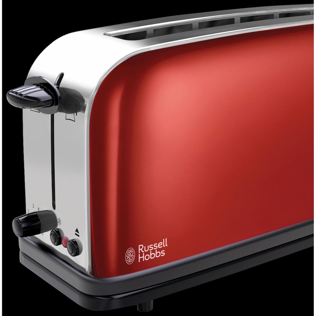 RUSSELL HOBBS Toaster »Colours Plus+ Flame Red 21391-56«, 1 langer Schlitz, 1000 W