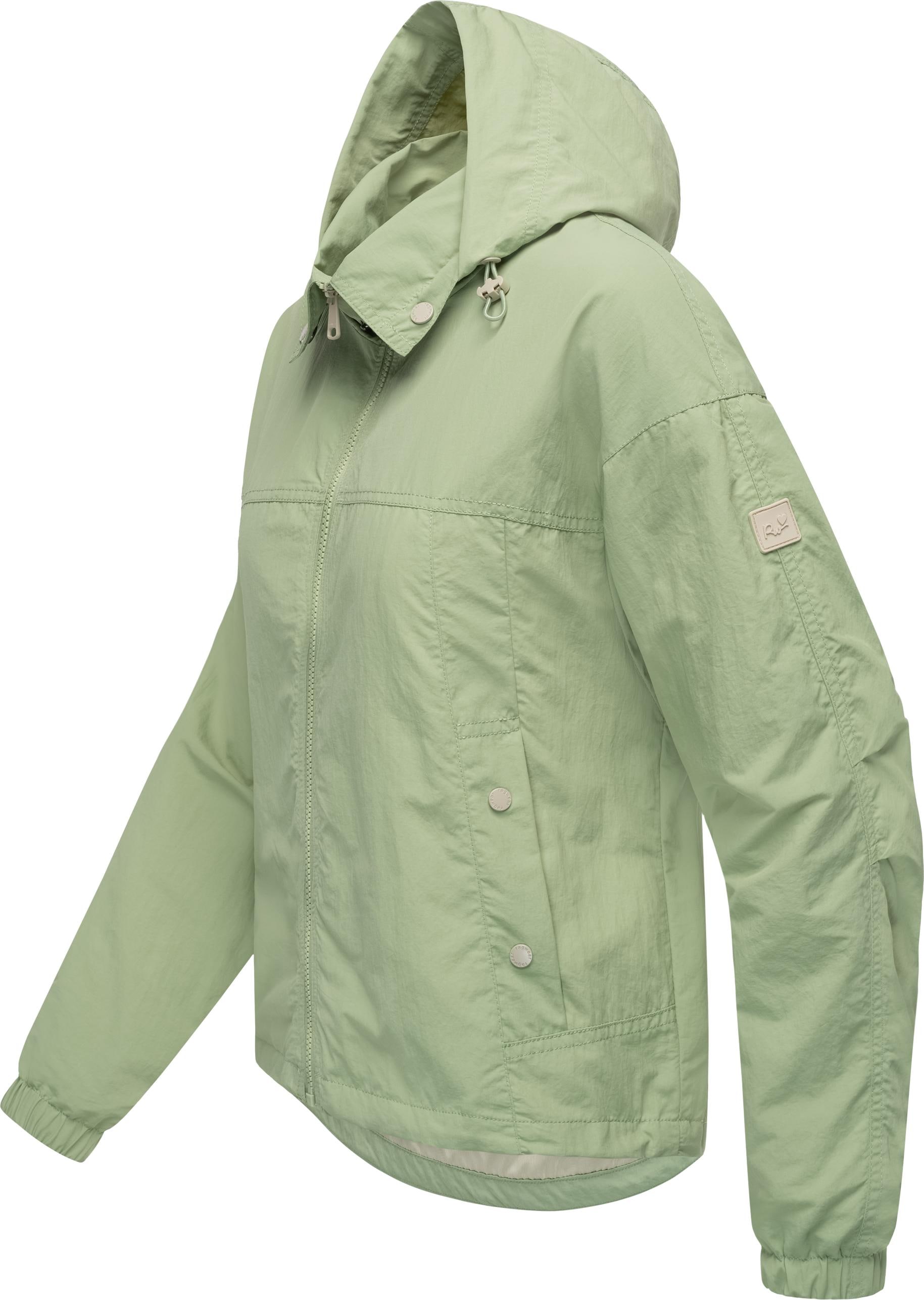Ragwear Outdoorjacke »Cerys«, mit Kapuze, kurze Damen Übergangsjacke mit verstaubarer Kapuze