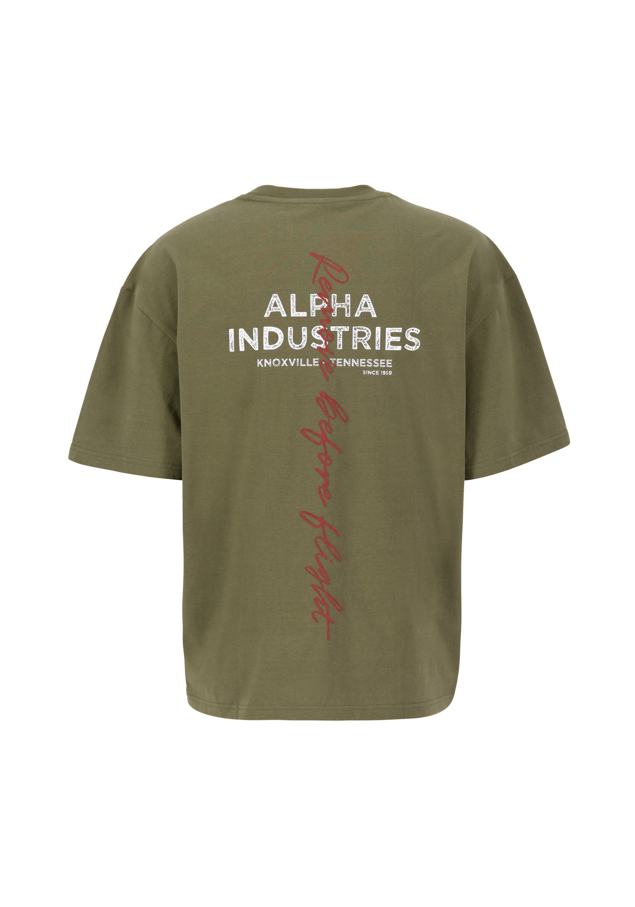 Alpha Industries T-Shirt "Alpha Industries Men - T-Shirts Signature Backpri günstig online kaufen