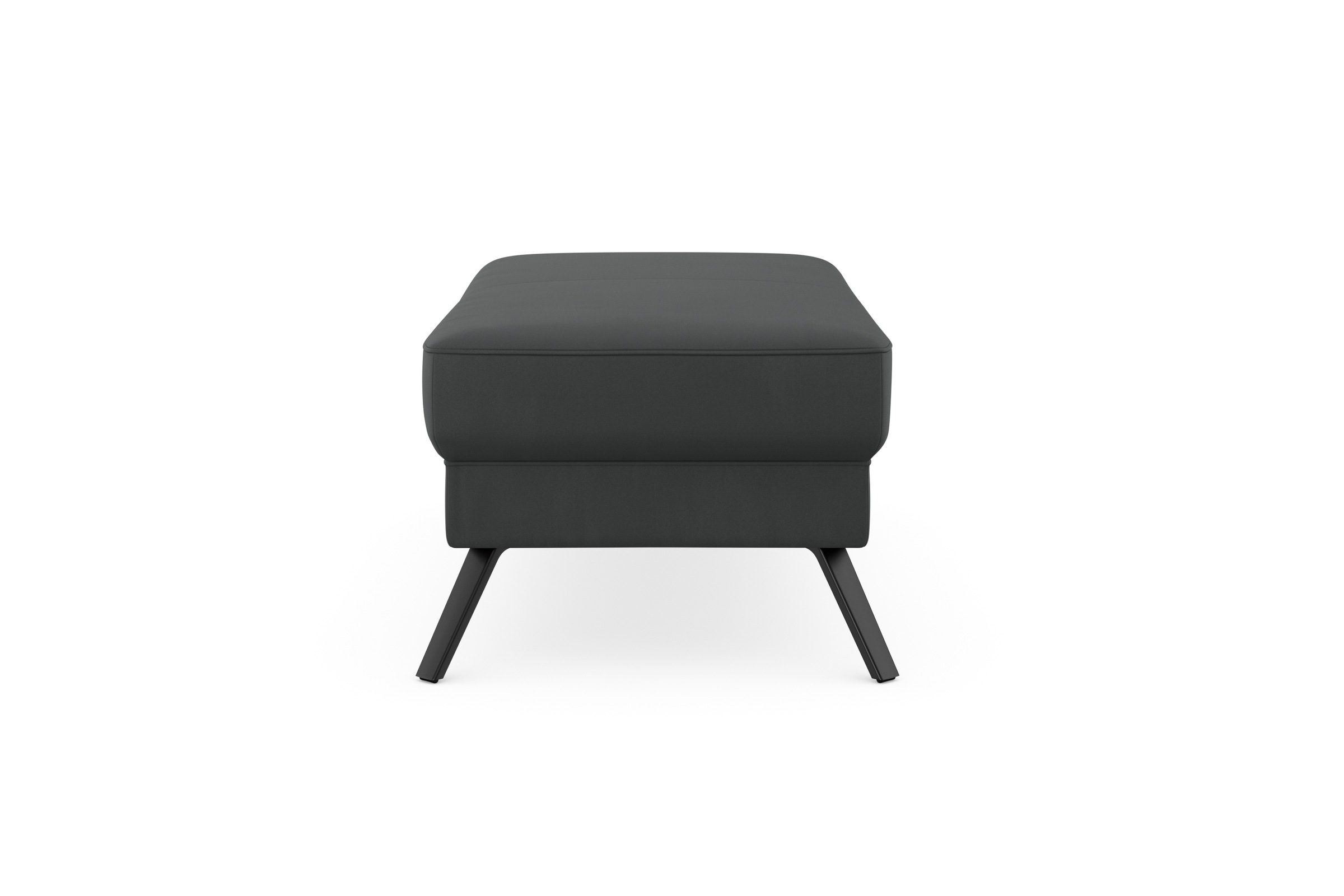 Hockerbank SIT & MORE "Lindholm", grau (anthrazit), B:135cm H:48cm T:65cm, Hocker 9