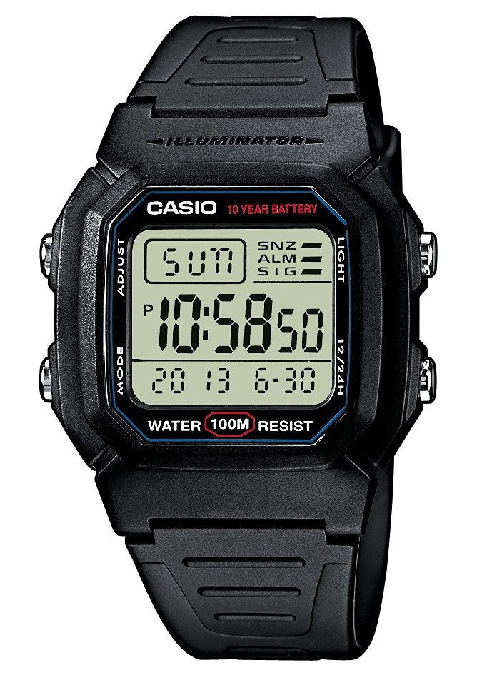 CASIO TIMELESS COLLECTION Chronograph »W-800H-1AVES« Quarzuhr Ar...