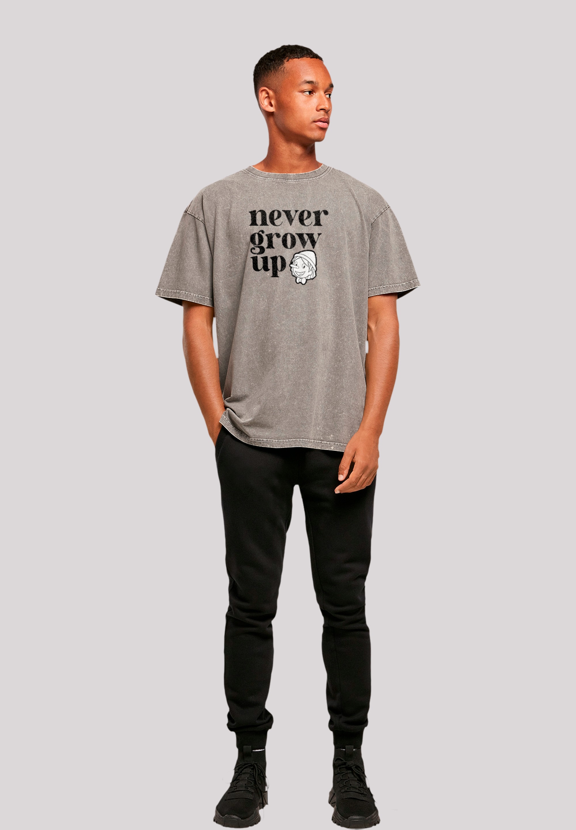F4NT4STIC T-Shirt »Heroes of Childhood Pinocchio Never Grow Up«, Retro, Heroes of Childhood, TV Serie