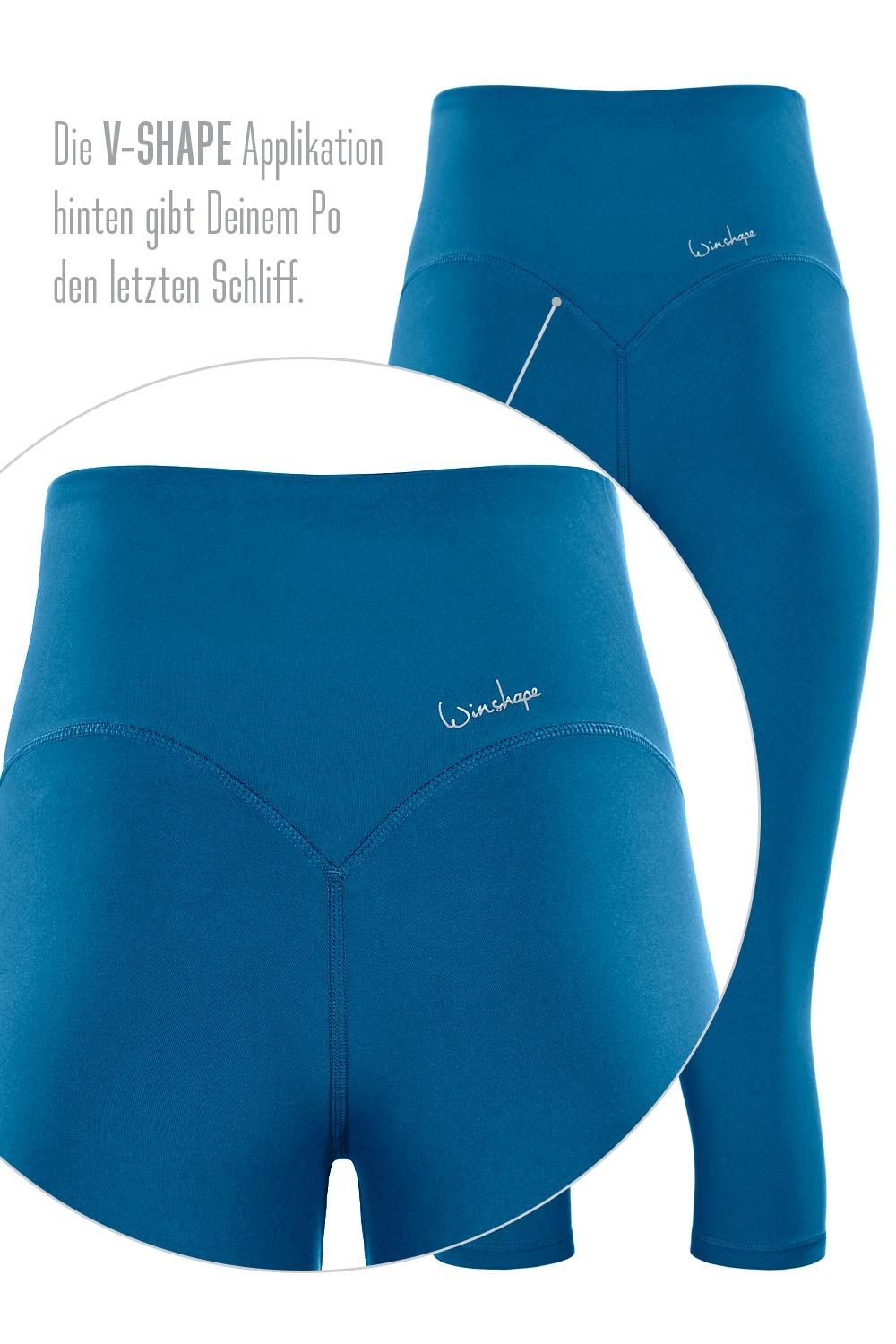 Winshape Leggings »3/4 Functional Comfort HWL217C«, mit V-Shape Applikation und Core-Bund