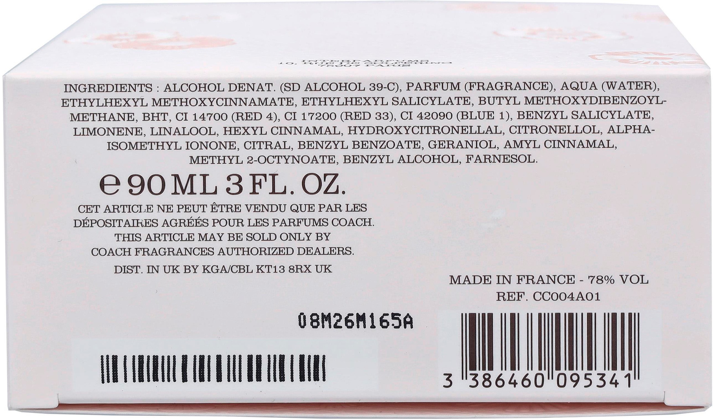 COACH Eau de Parfum »Coach Floral« Fruchtig-süßer Damenduft mit zitrischen Noten, Gardenie und Patchouli.