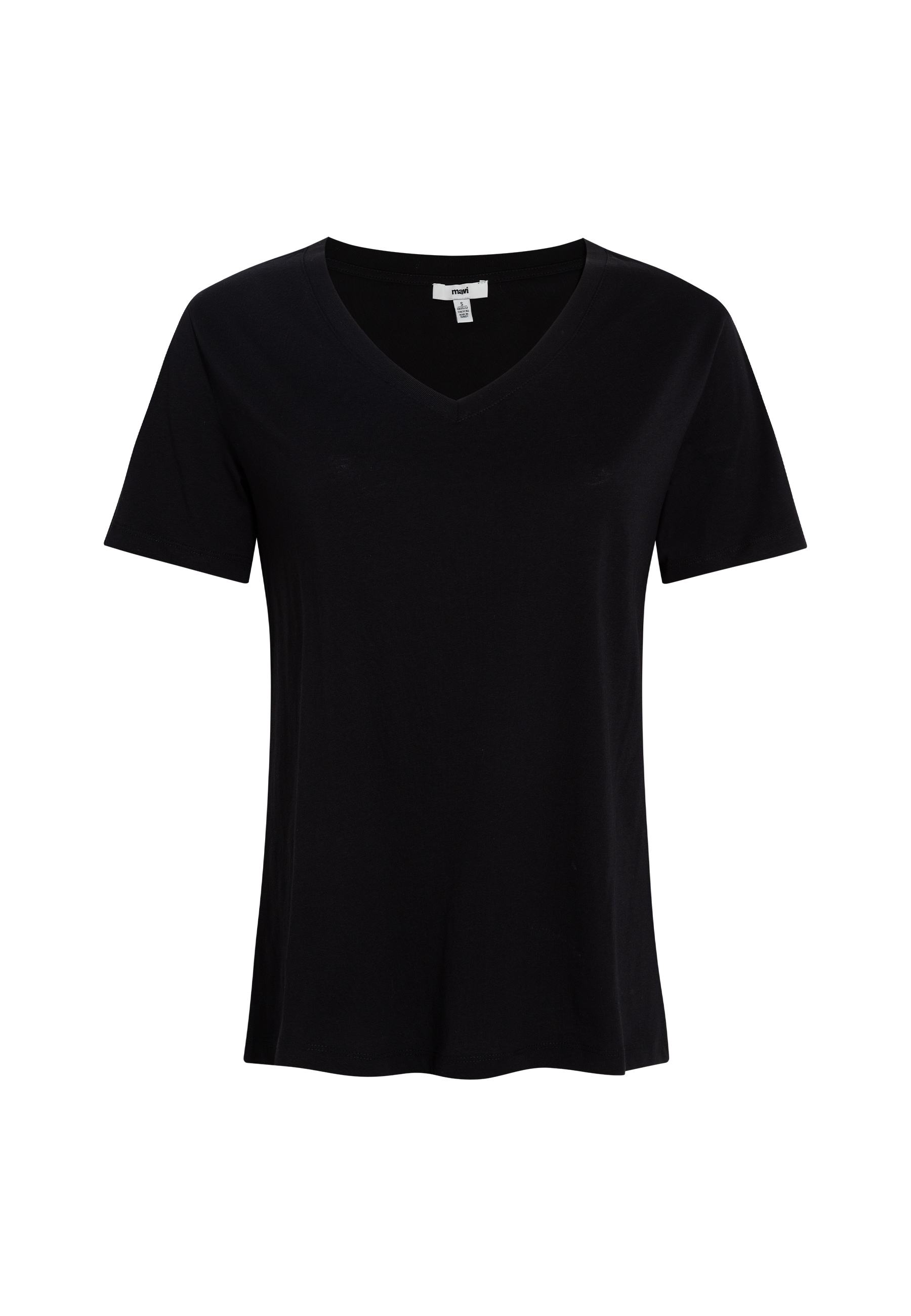 Mavi T-Shirt »V NECK T-SHIRT«, V-Neck T-Shirt
