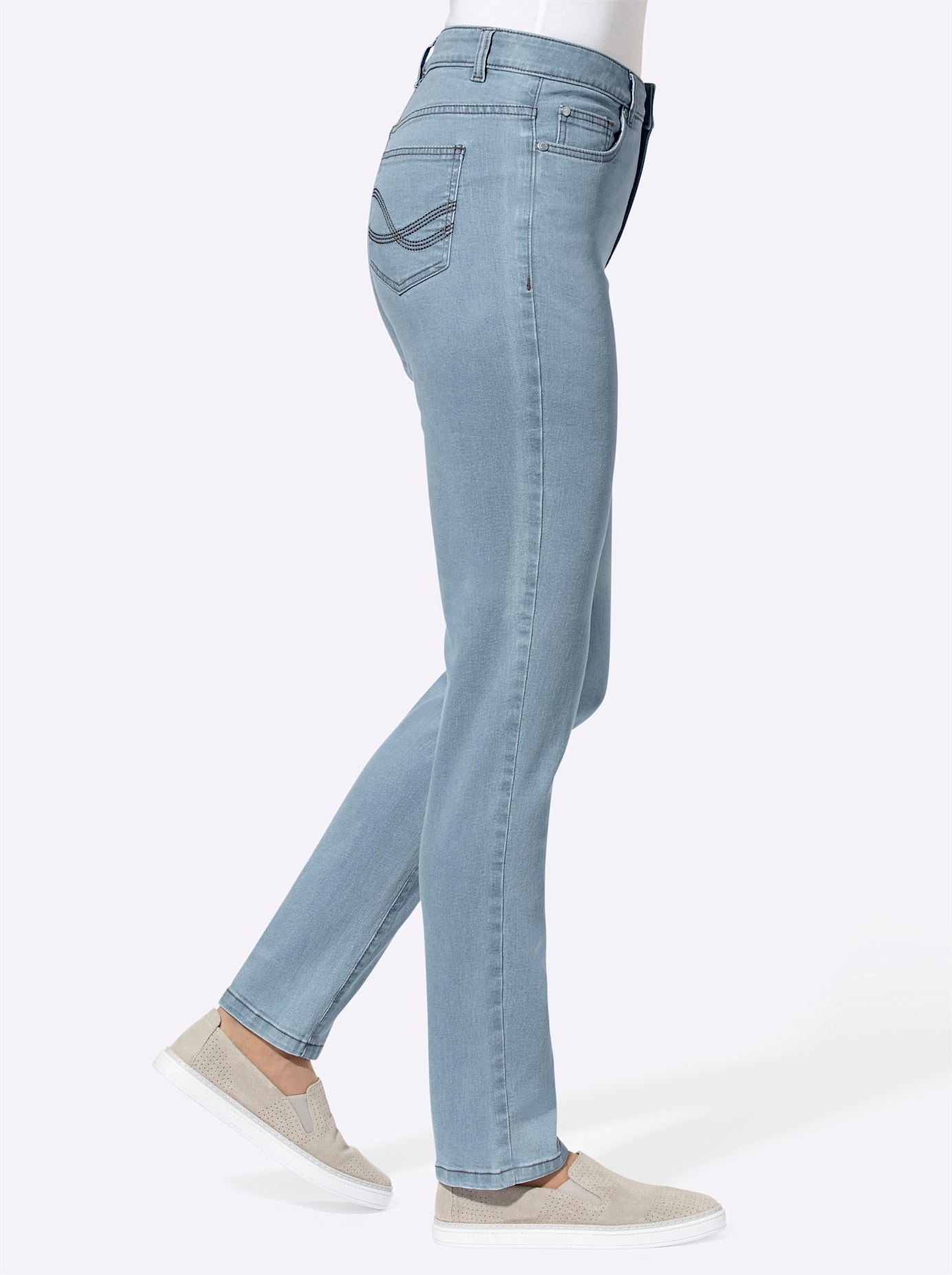 Casual Looks 5-Pocket-Jeans 1 Stk. tlg. günstig online kaufen