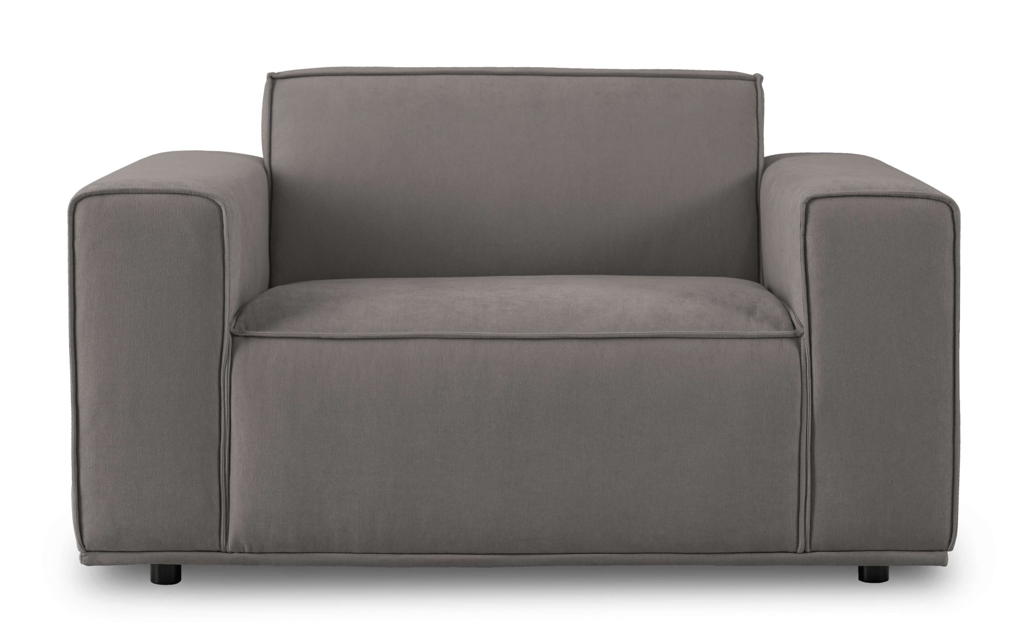 Home affaire Loveseat "Avelin, 1.5 Sitzer, 140 cm, Chenille, Struktur-Boucl günstig online kaufen