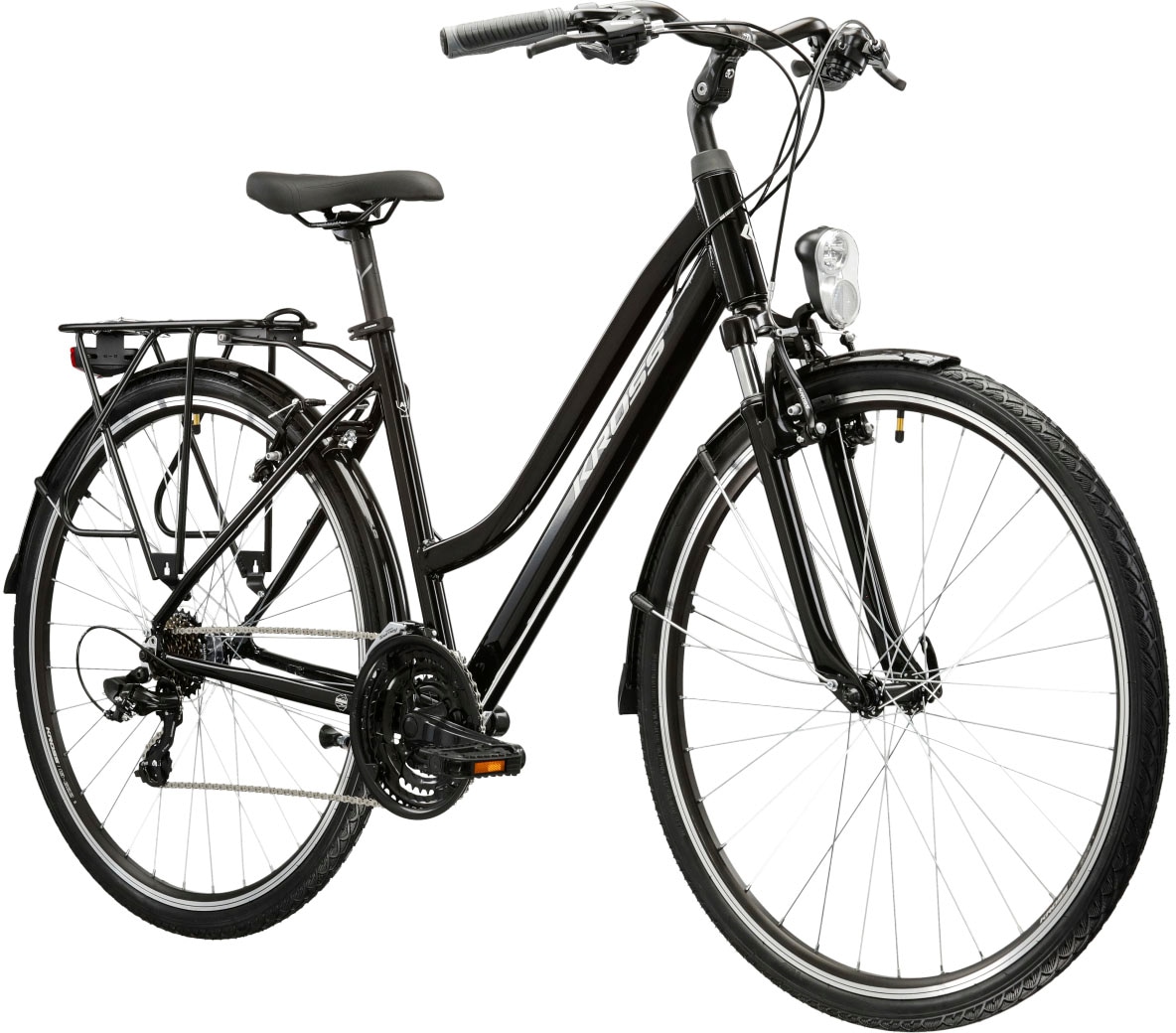 Kross Trekkingrad »Trekkingrad Trans 1.0«, 21 Gang, Shimano, TOURNEY TY300 Schaltwerk, Kettenschaltung