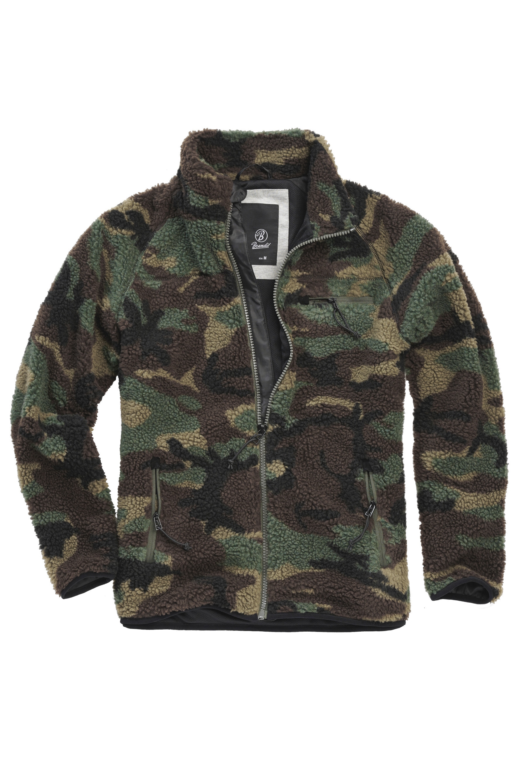Brandit Allwetterjacke »Brandit Herren Teddyfleece Jacket« 1 Stk. tlg. ohne Kapuze
