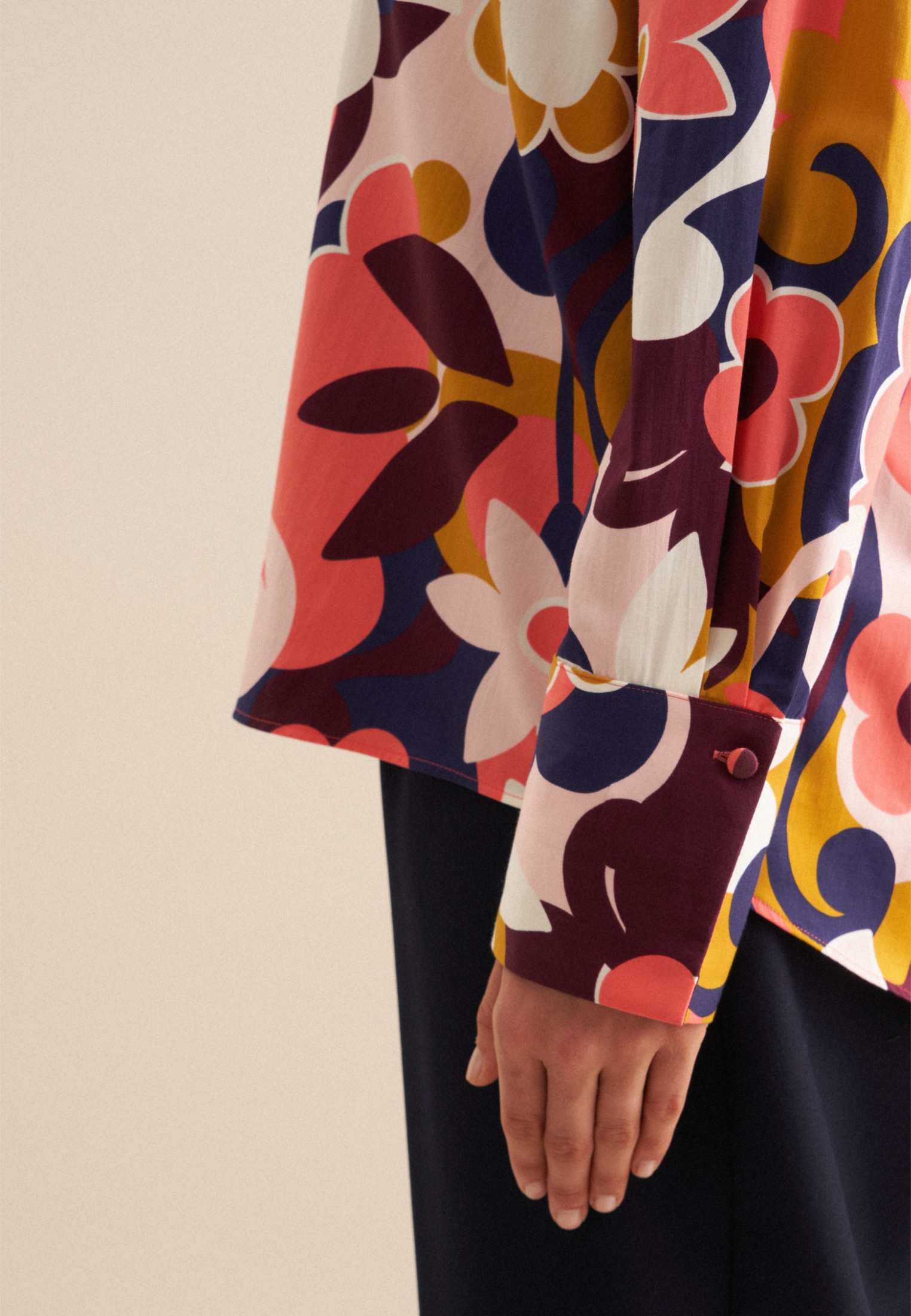 seidensticker Klassische Bluse »Schwarze Rose«, Tunika Floral