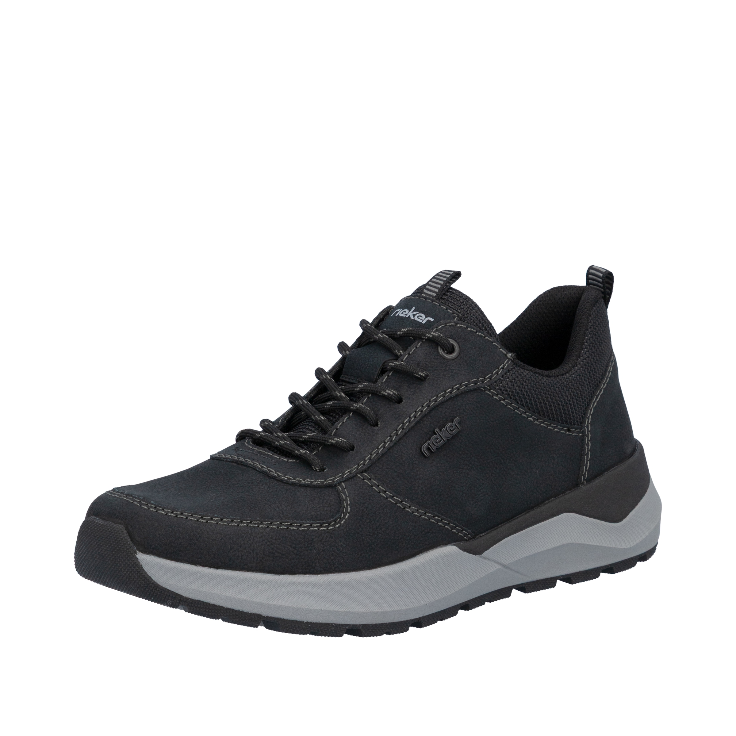 Rieker Sneaker  Halbschuh, Schnürschuh, Freizeitschuh mit Kontrastnähten