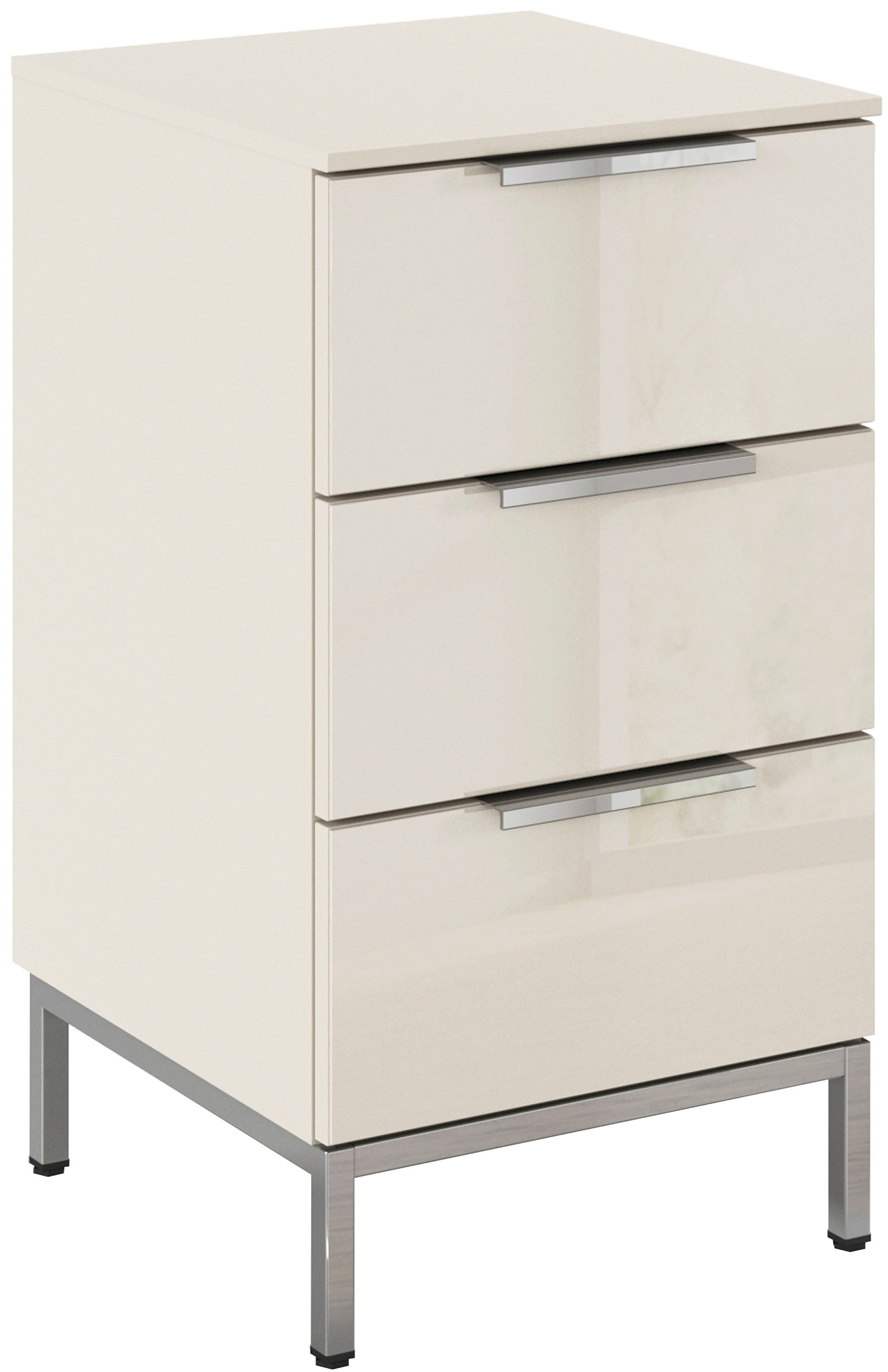 rauch Nachtkommode "Nachttisch Nachtschrank Nachtkonsole FLIPP mit Glasfron günstig online kaufen