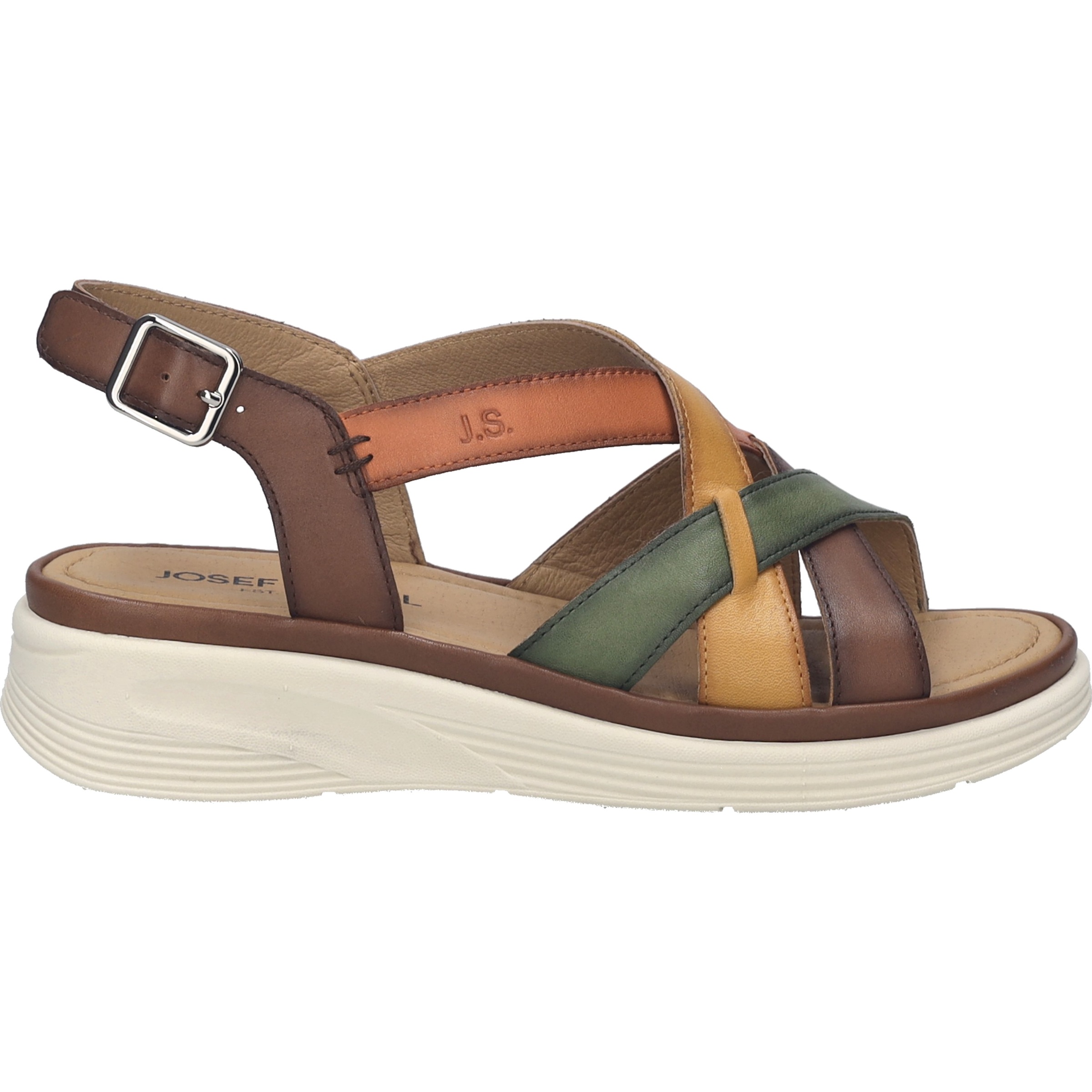 Josef Seibel Sandale "Sevran 07, grün-multi" günstig online kaufen