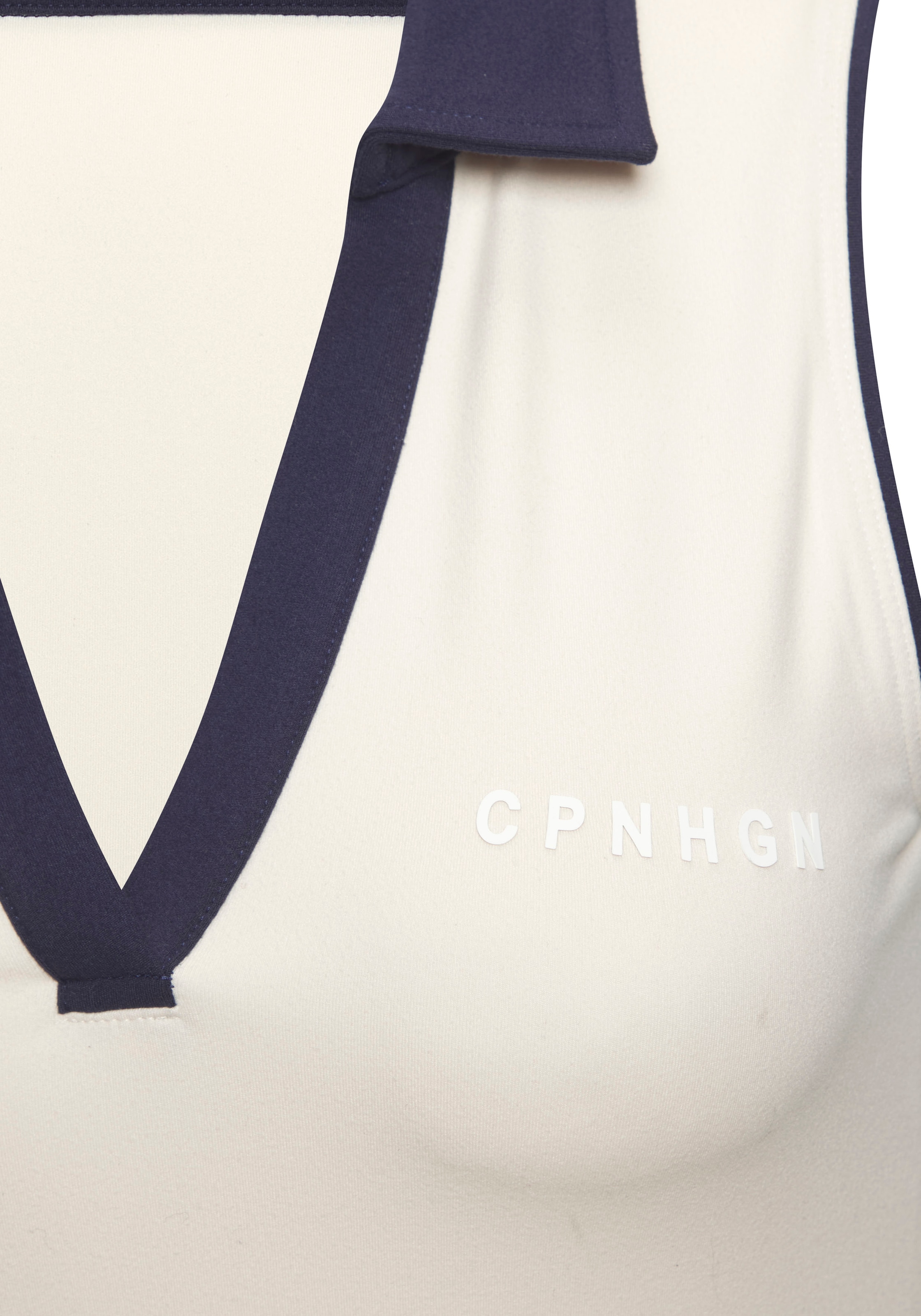 Copenhagen Studios Poloshirt, mit seitlichen Kontraststreifen