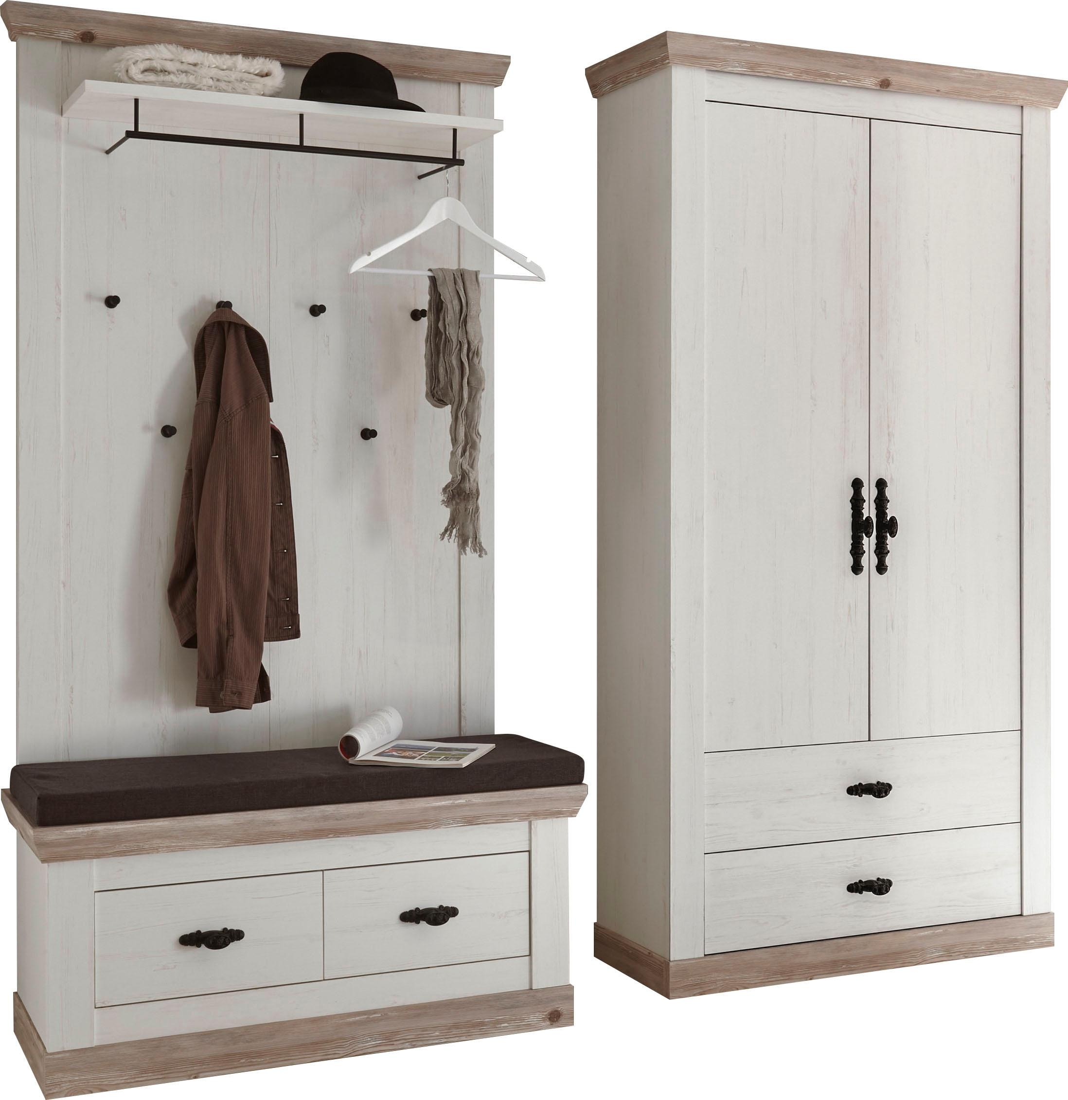 Home affaire Garderoben-Set "Florenz" 3 Stk. tlg. günstig online kaufen