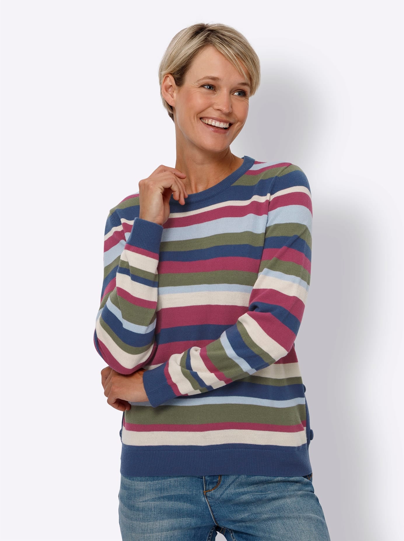 Classic Basics Strickpullover »Rundhals-Pullover«
