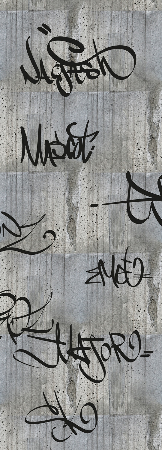 queence Vinyltapete »Natalia« 90 x 250 cm selb...