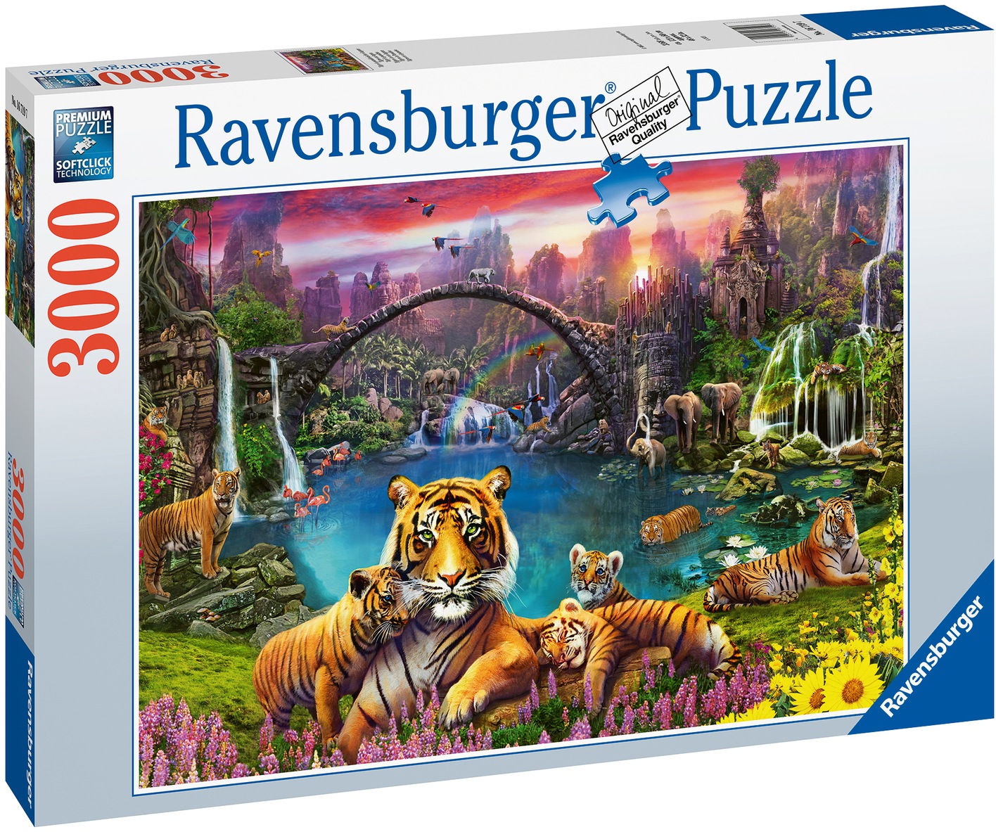 Ravensburger Puzzle »Tiger in paradiesischer Lagune«, Made in Germany, FSC® - schützt Wald - weltweit
