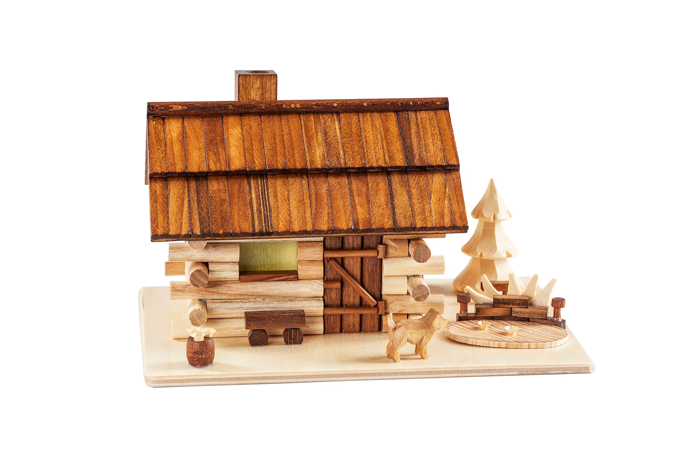 SAICO Original Räuchermännchen "Räucherhaus, Garten-Blockhaus" BxHxT: 18x10 günstig online kaufen