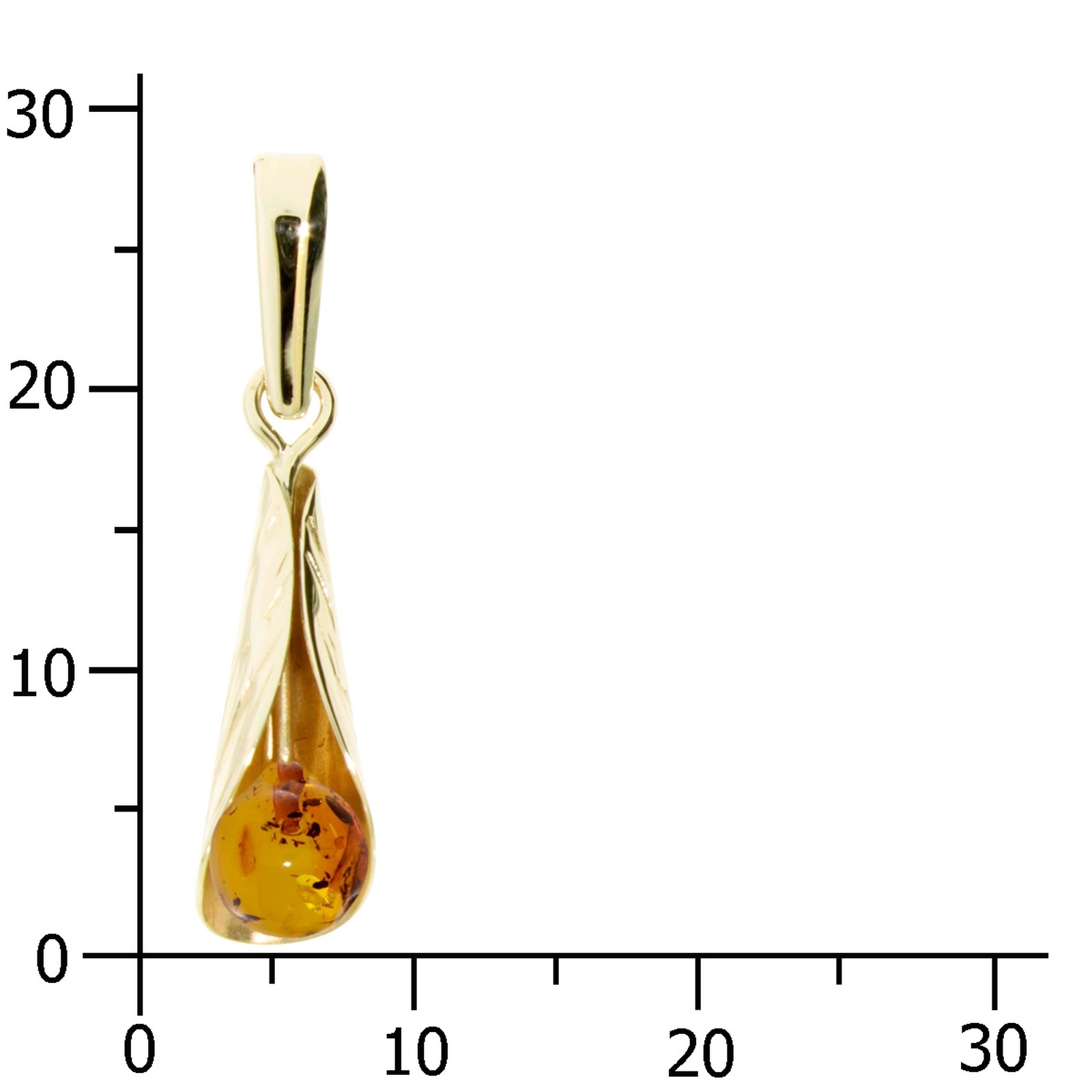 OSTSEE-SCHMUCK Kettenanhänger »Ostsee-Schmuck Anhänger Blütenkelch Anhänger Blütenkelch«, (1 tlg.)