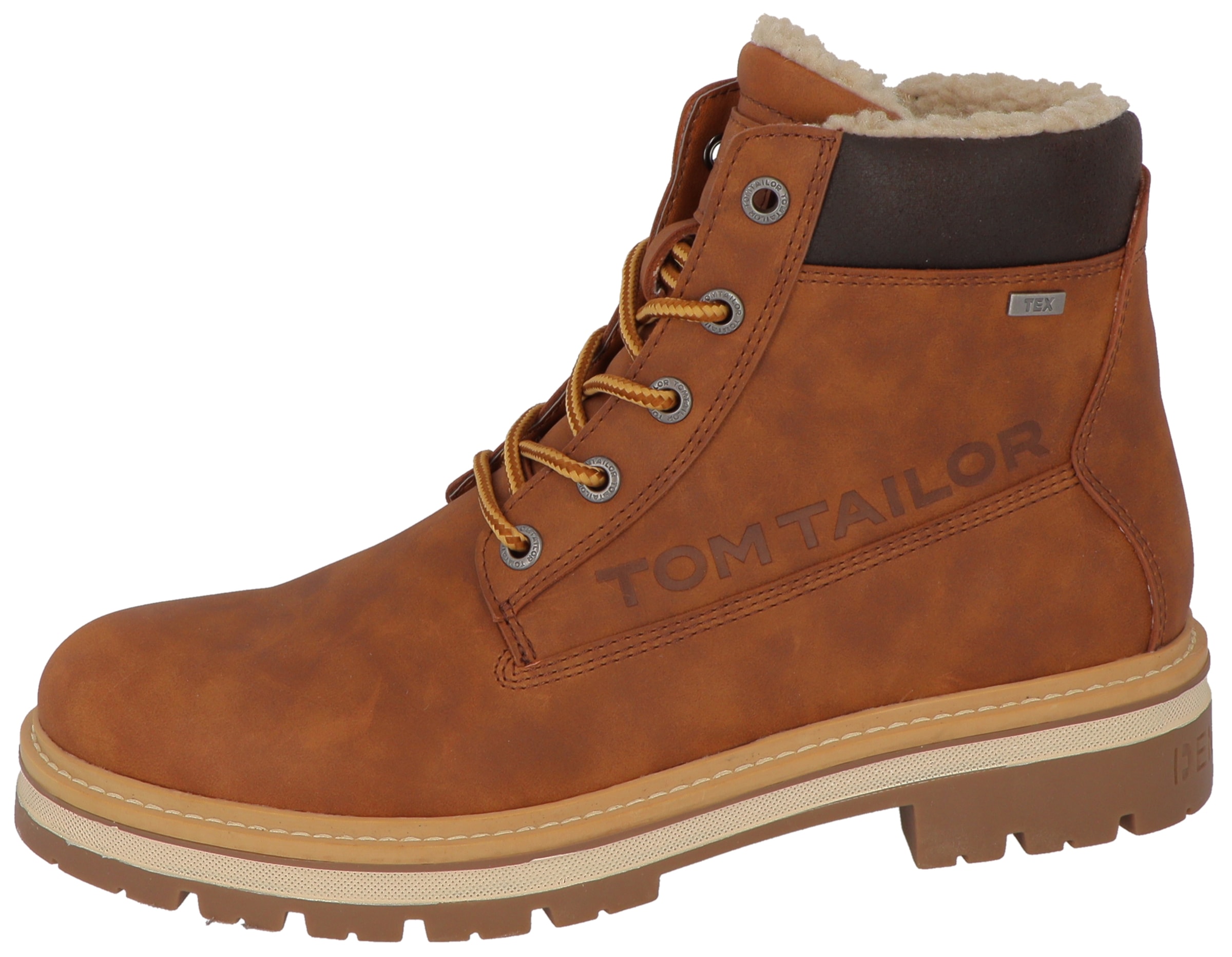 TOM TAILOR Winterboots, mit gepolstertem Schaftrand